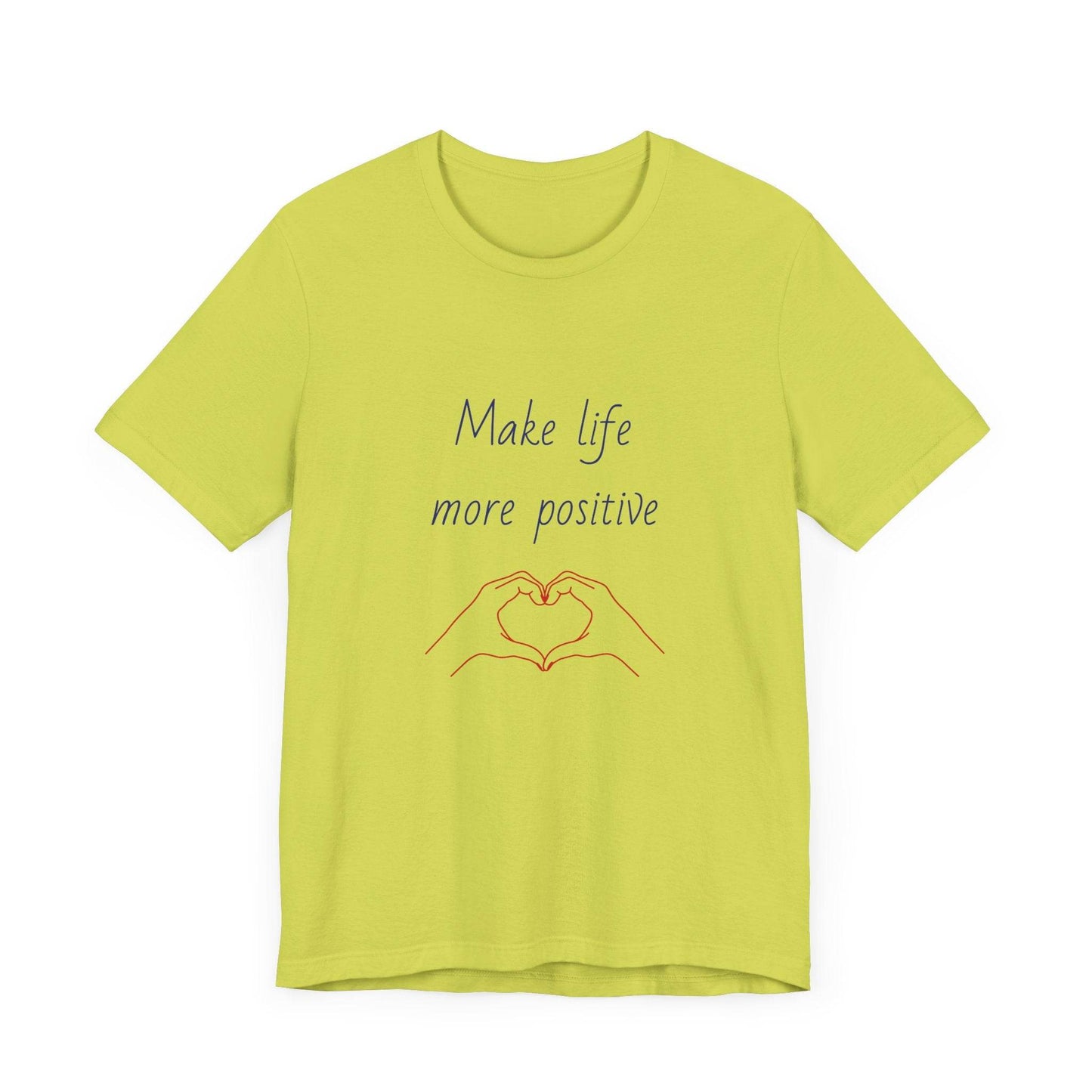 Positive Vibes Unisex Short Sleeve Tee - Make Life More Positive - The Dreamer's Bookshop.