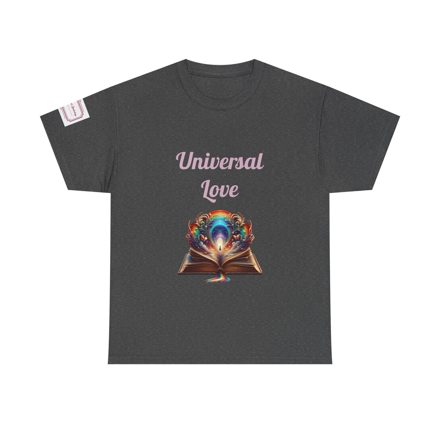 Universal Love - Unisex Heavy Cotton Tee - Queer Romance Books - The Dreamer's Bookshop.