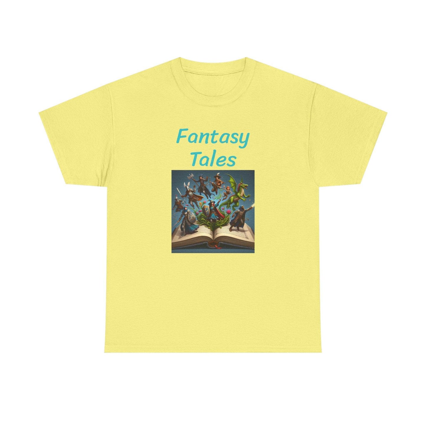 Magic - Graphic Tee - Unisex Heavy Cotton T-Shirt - Fantasy Tales - The Dreamer's Bookshop.
