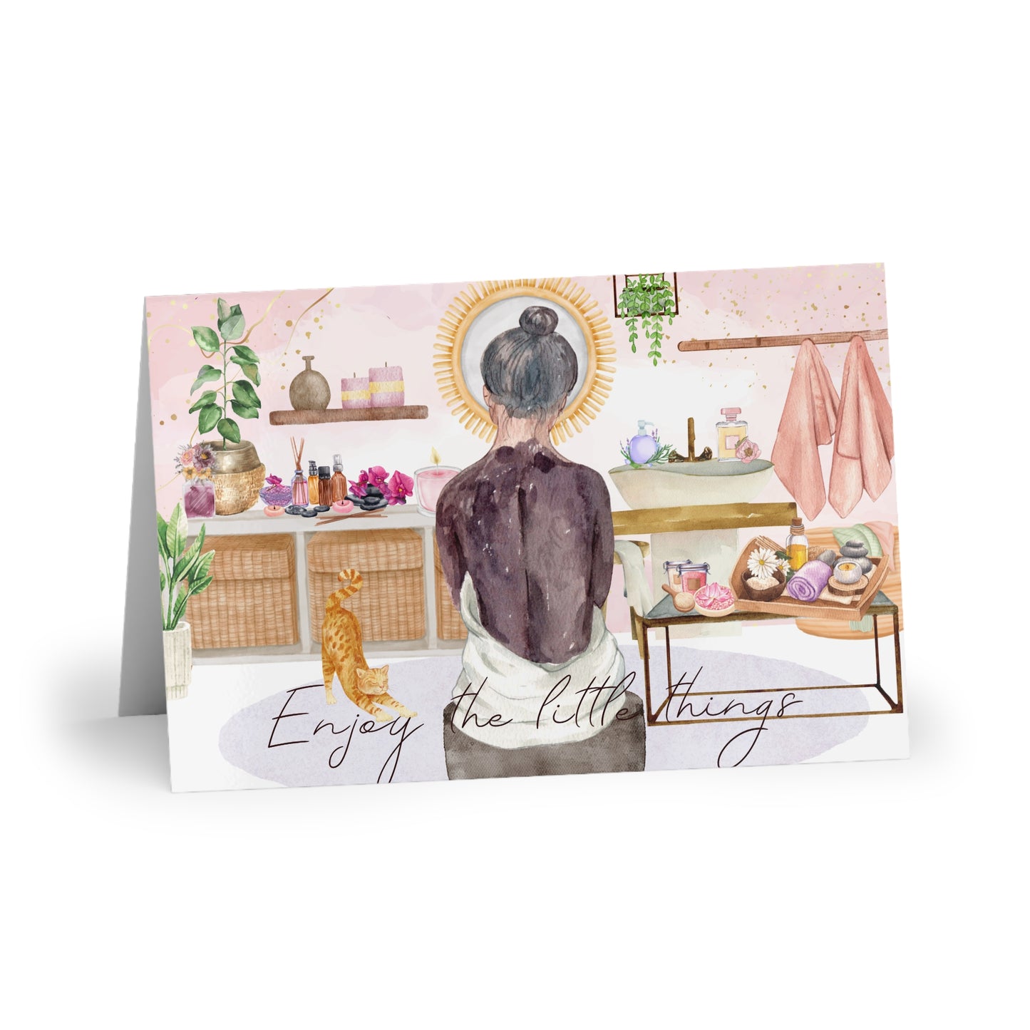 The Dreamer's Bookshop "Spa Day" Enjoy the Little Things Card - The Dreamer's Bookshop.