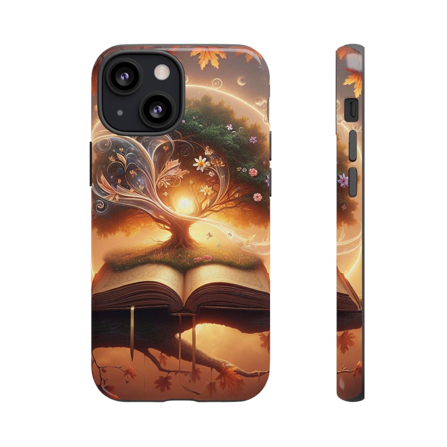 Nature-Inspired iPhone & Samsung Phone Case with Tree of Life Design - The Dreamer's Bookshop.