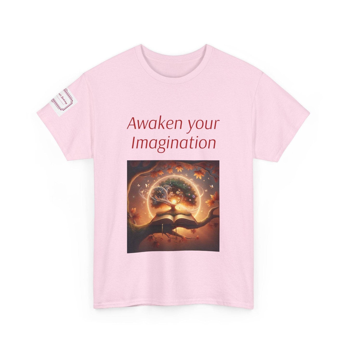 Awaken Your Imagination Unisex Heavy Cotton Tee - Inspiring Graphic T-Shirt for Creative Souls - The Dreamer's Bookshop.