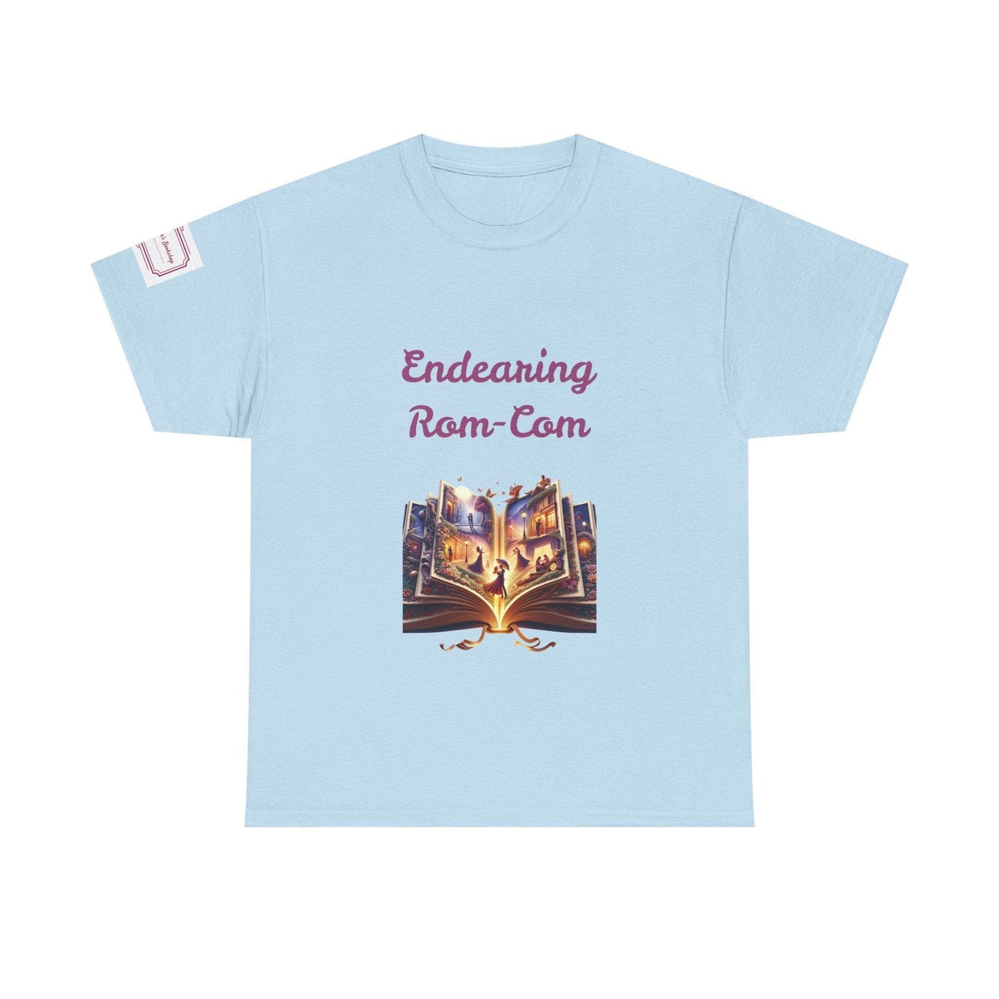 Endearing - Unisex Heavy Cotton Tee - Rom-Com Books - The Dreamer's Bookshop.