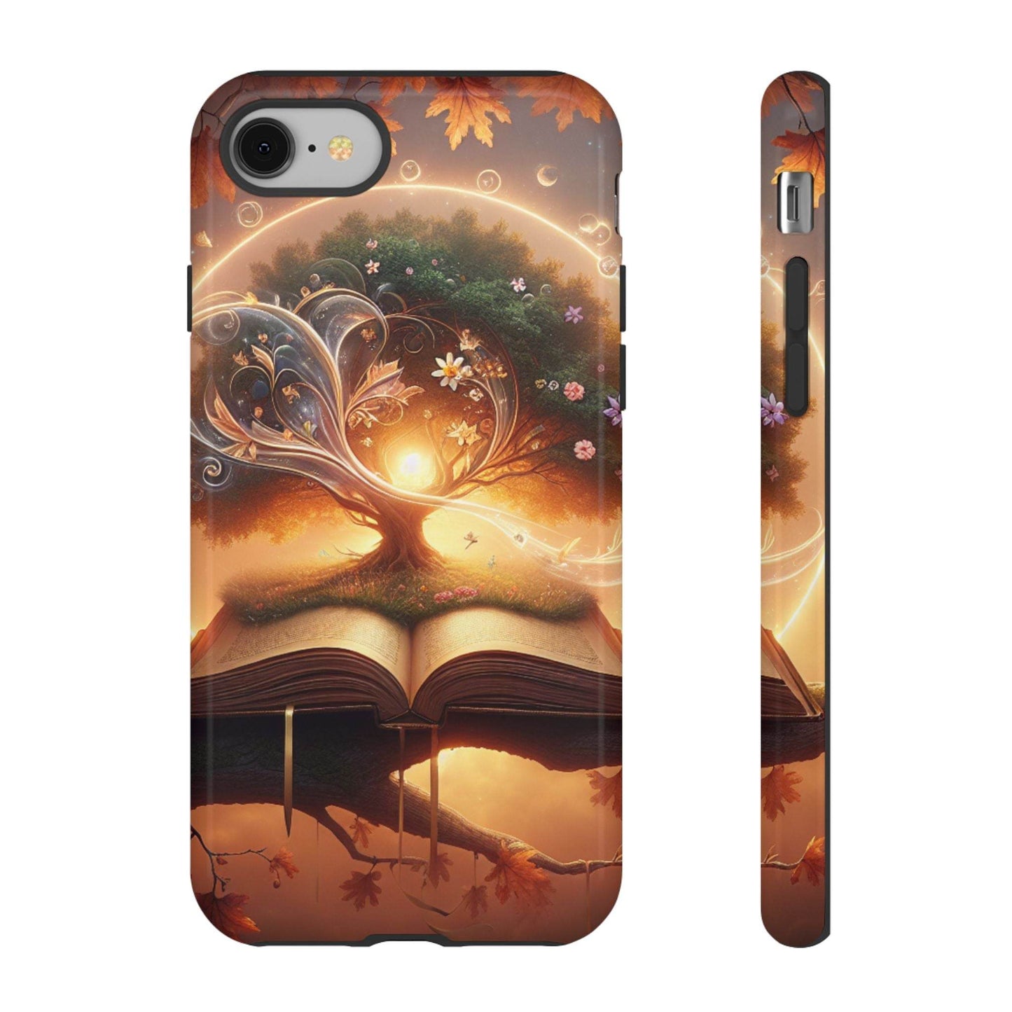 Nature-Inspired iPhone & Samsung Phone Case with Tree of Life Design - The Dreamer's Bookshop.