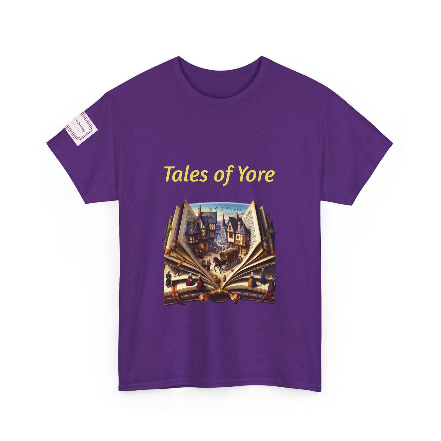 Tales of Yore - Graphic Unisex Heavy Cotton Tee - Historical Books - The Dreamer's Bookshop.