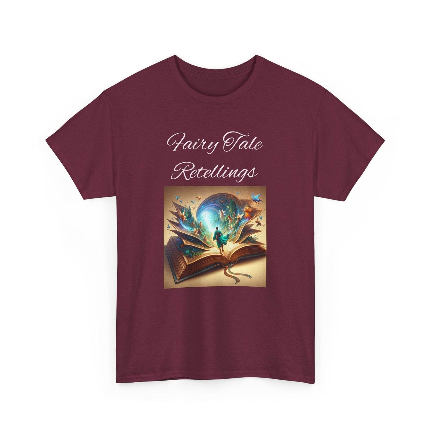 Fiction - Graphic Tee - Unisex Heavy Cotton T-Shirt - Fairy Tale Retellings - The Dreamer's Bookshop.