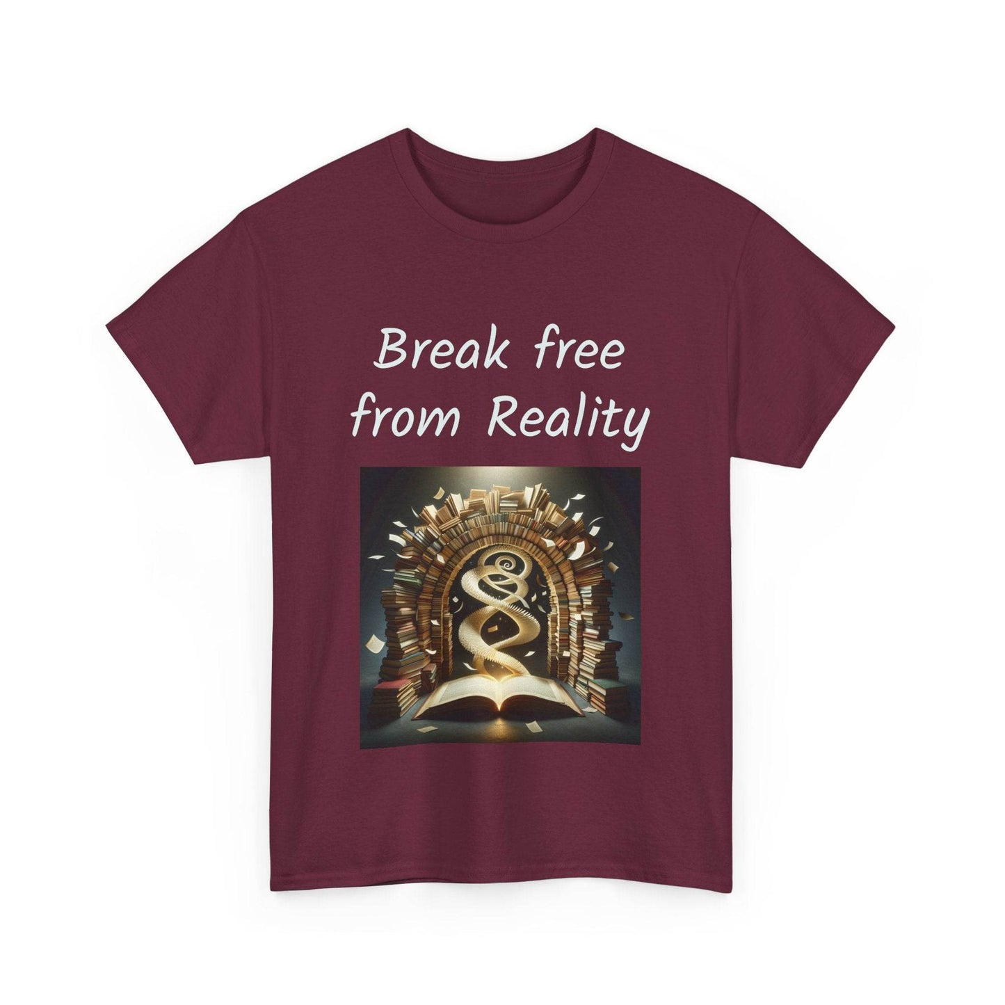 Break Free - Unisex Heavy Cotton Tee - Book Lovers - The Dreamer's Bookshop.