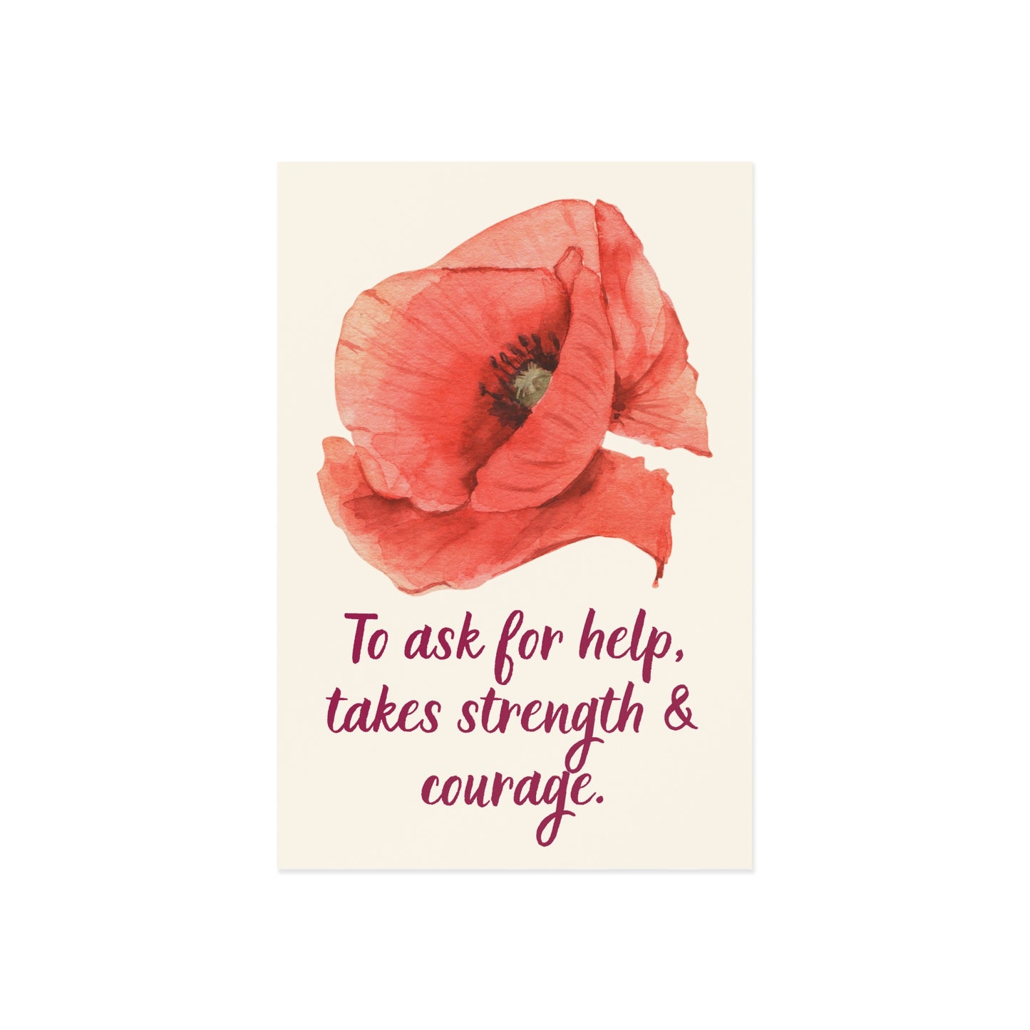 The Dreamer's Bookshop - Love Yourself Card "To ask for Help" - The Dreamer's Bookshop.