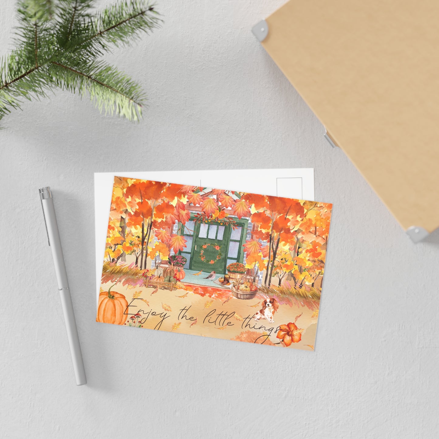 The Dreamer's Bookshop "Fall Lover" Enjoy the Little Things Card - The Dreamer's Bookshop.