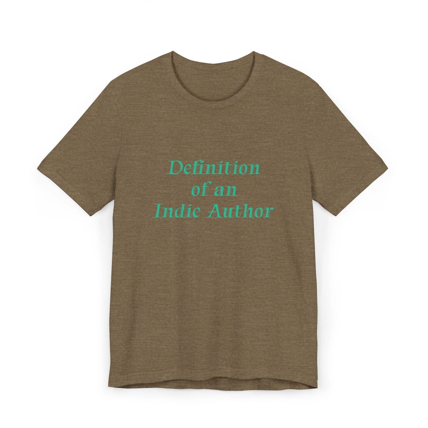 Unisex Jersey T-Shirt - 'Indie Author' Inspirational - The Dreamer's Bookshop.