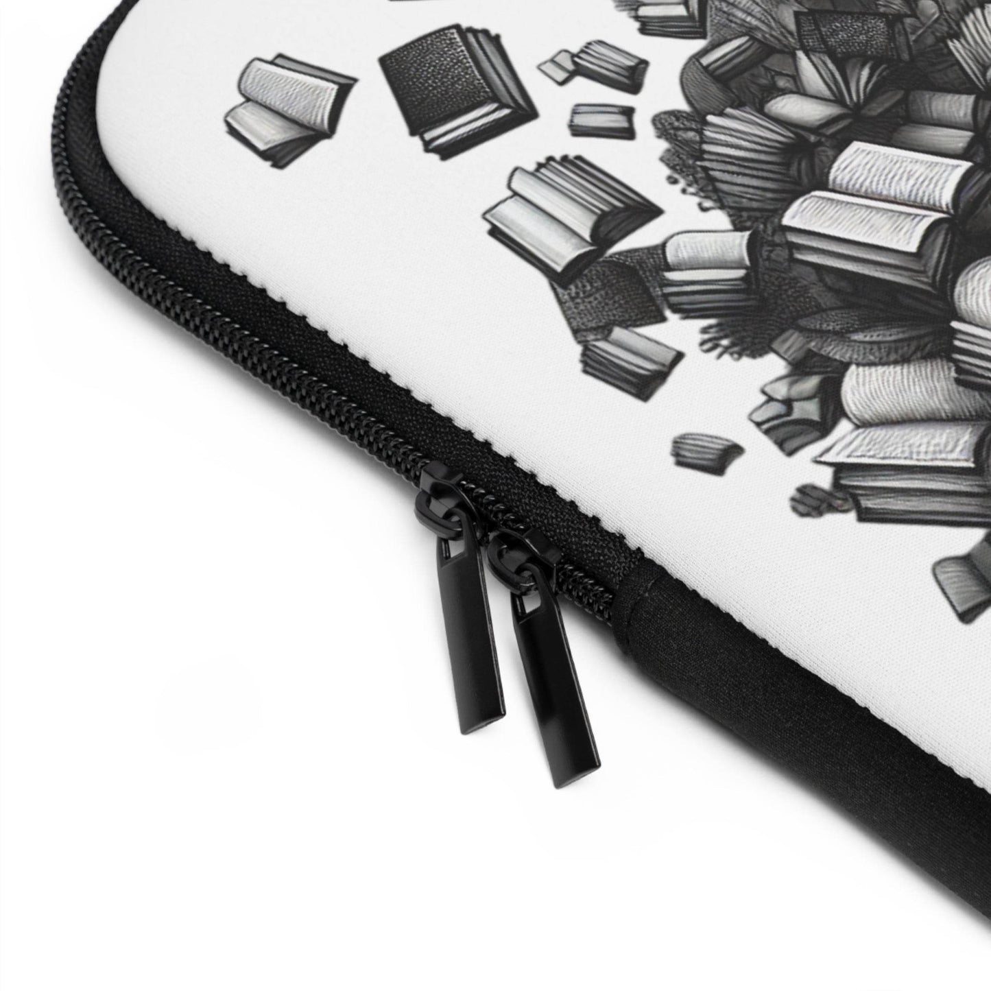 Books are always on my mind Laptop Sleeve - Perfect for Book Lovers and Students - The Dreamer's Bookshop.