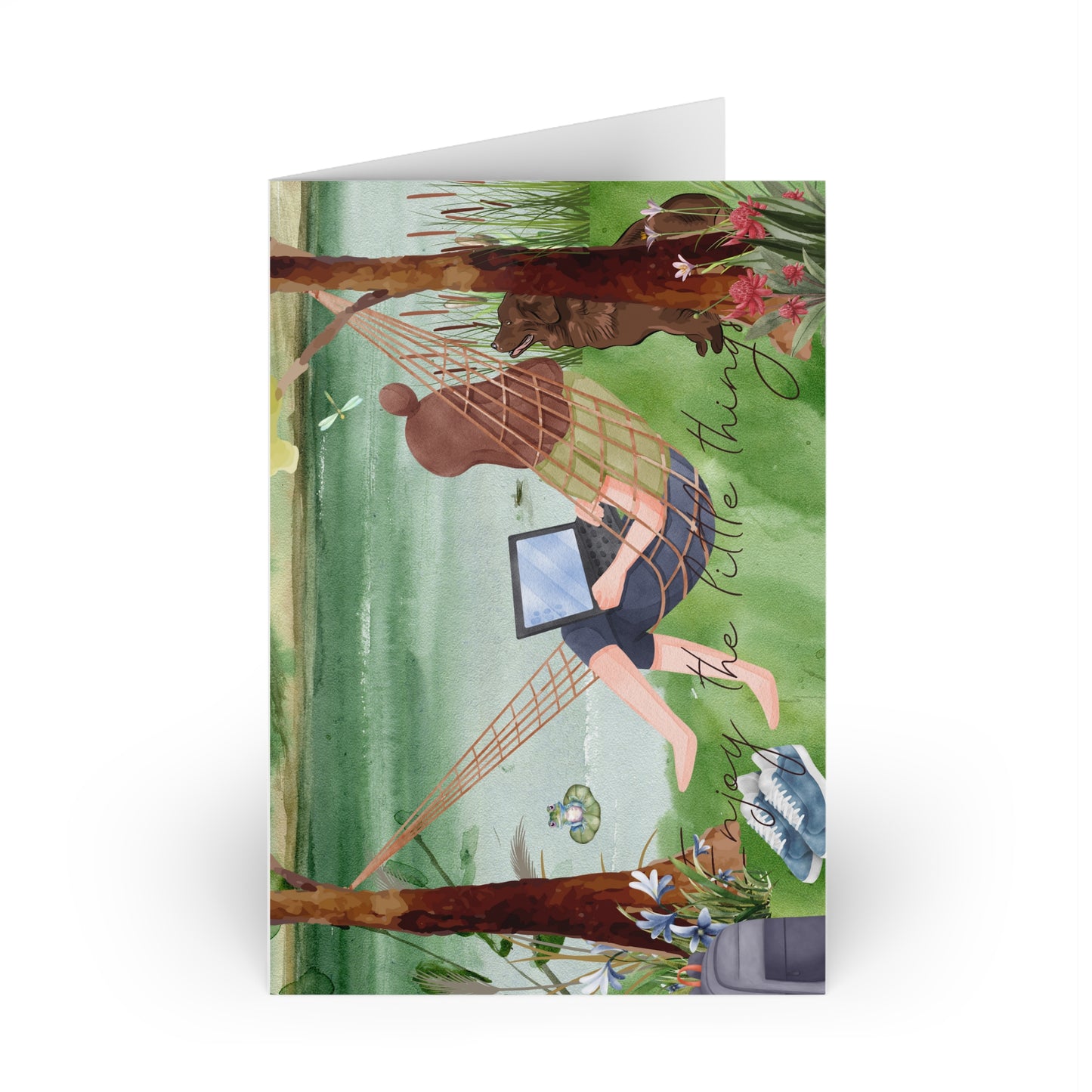 The Dreamer's Bookshop "Lake" Enjoy the Little Things Card