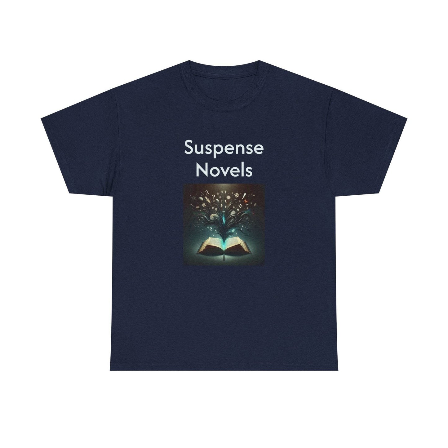 Fiction - Graphic Tee - Unisex Heavy Cotton T-Shirt Suspense Novels - The Dreamer's Bookshop.