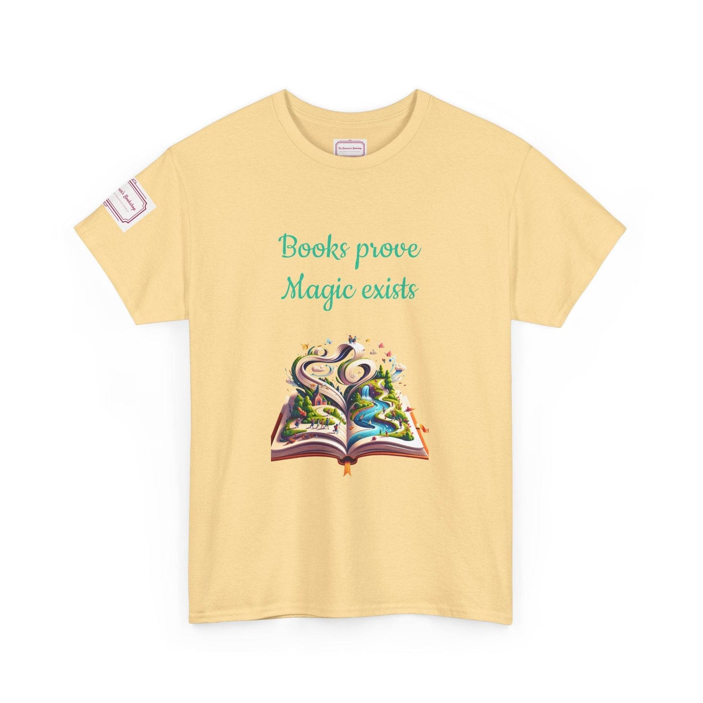 Magic exists - Unisex Heavy Cotton Tee - Perfect for Book Lovers - The Dreamer's Bookshop.