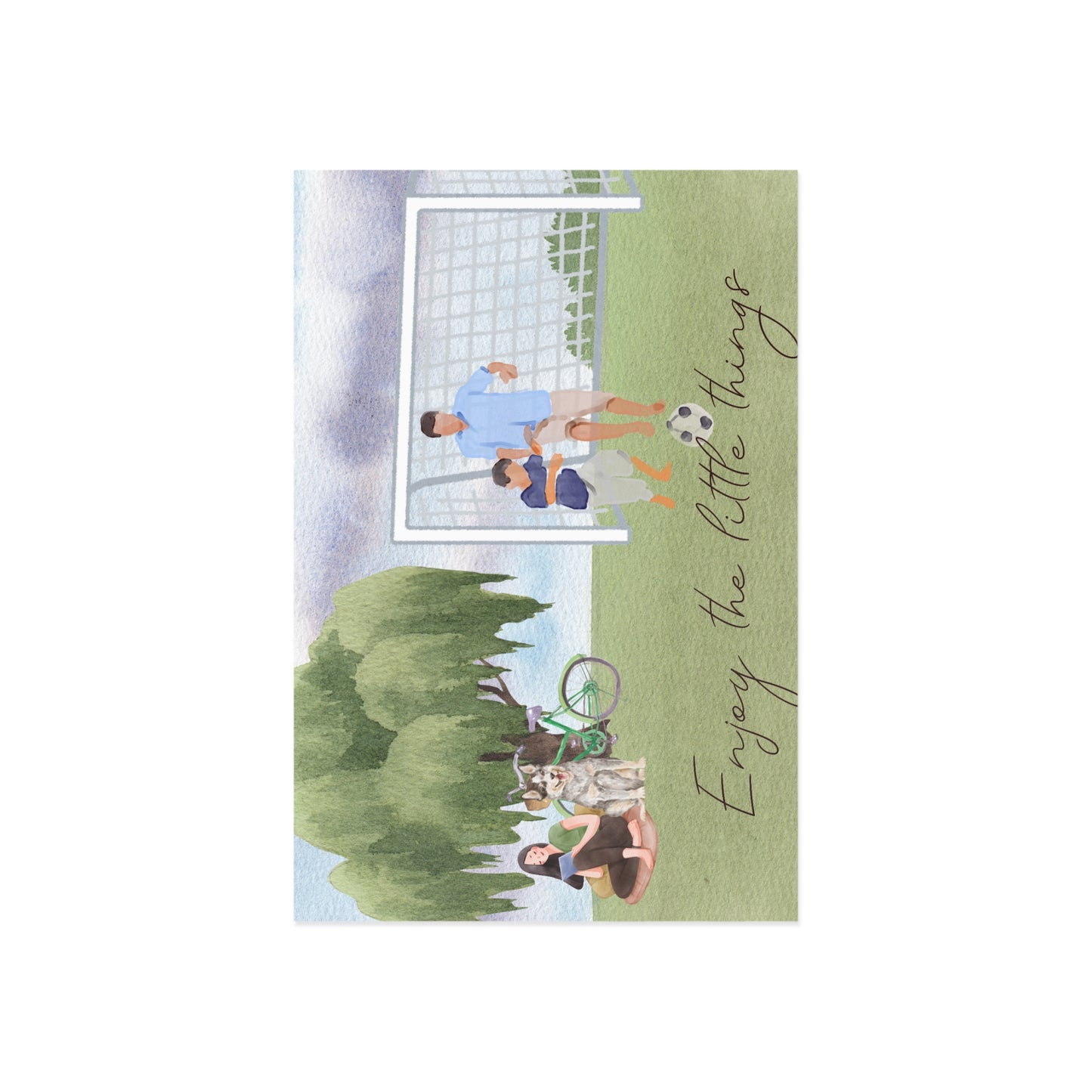 The Dreamer's Bookshop "Dad & Son" Enjoy the Little Things Card - The Dreamer's Bookshop.