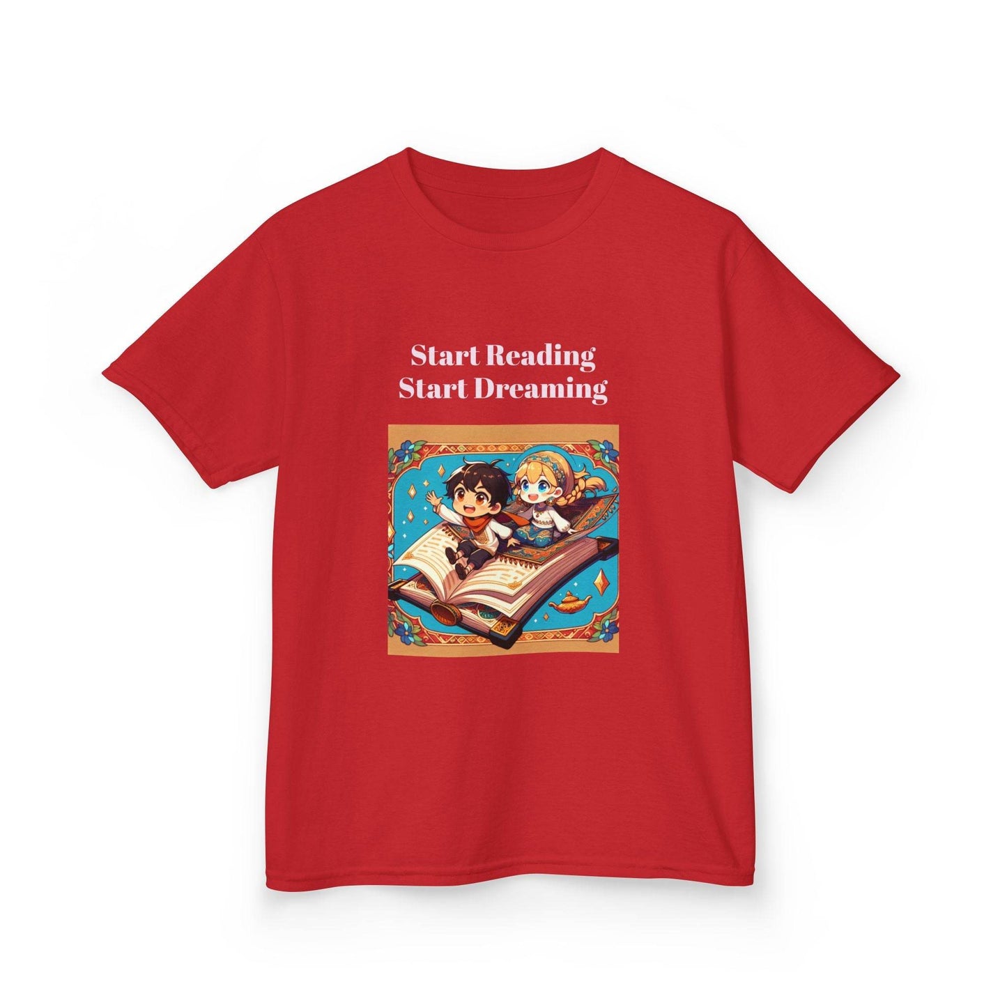 EU - Kids Start Reading Start Dreaming Tee - The Dreamer's Bookshop.