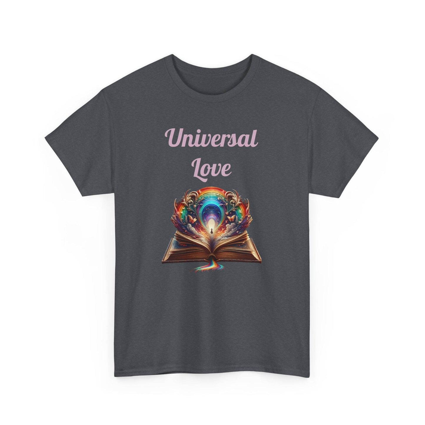 Universal Love - Graphic Tee - Unisex Heavy Cotton T-Shirt Queer Romance Books - The Dreamer's Bookshop.