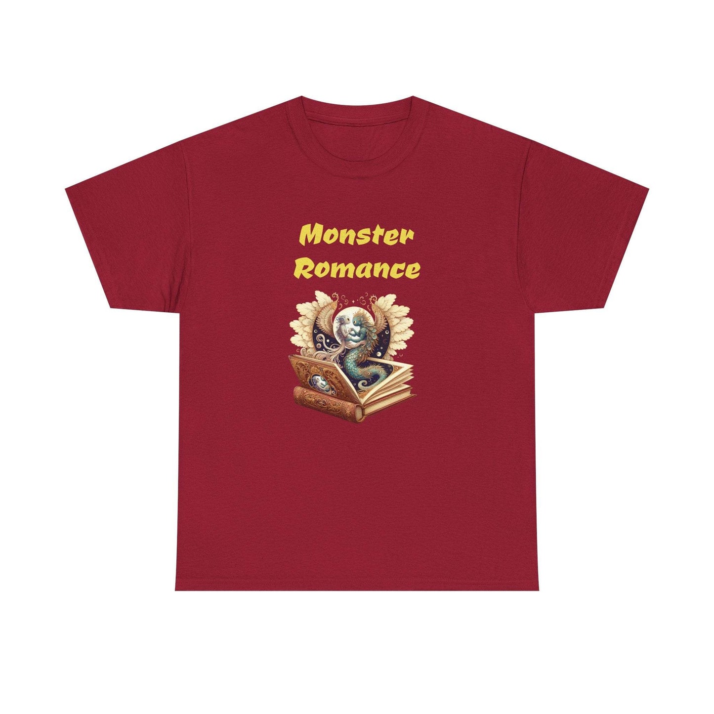 Fantasy - Graphic Tee - Unisex Heavy Cotton T-Shirt Monster Romance Books - The Dreamer's Bookshop.