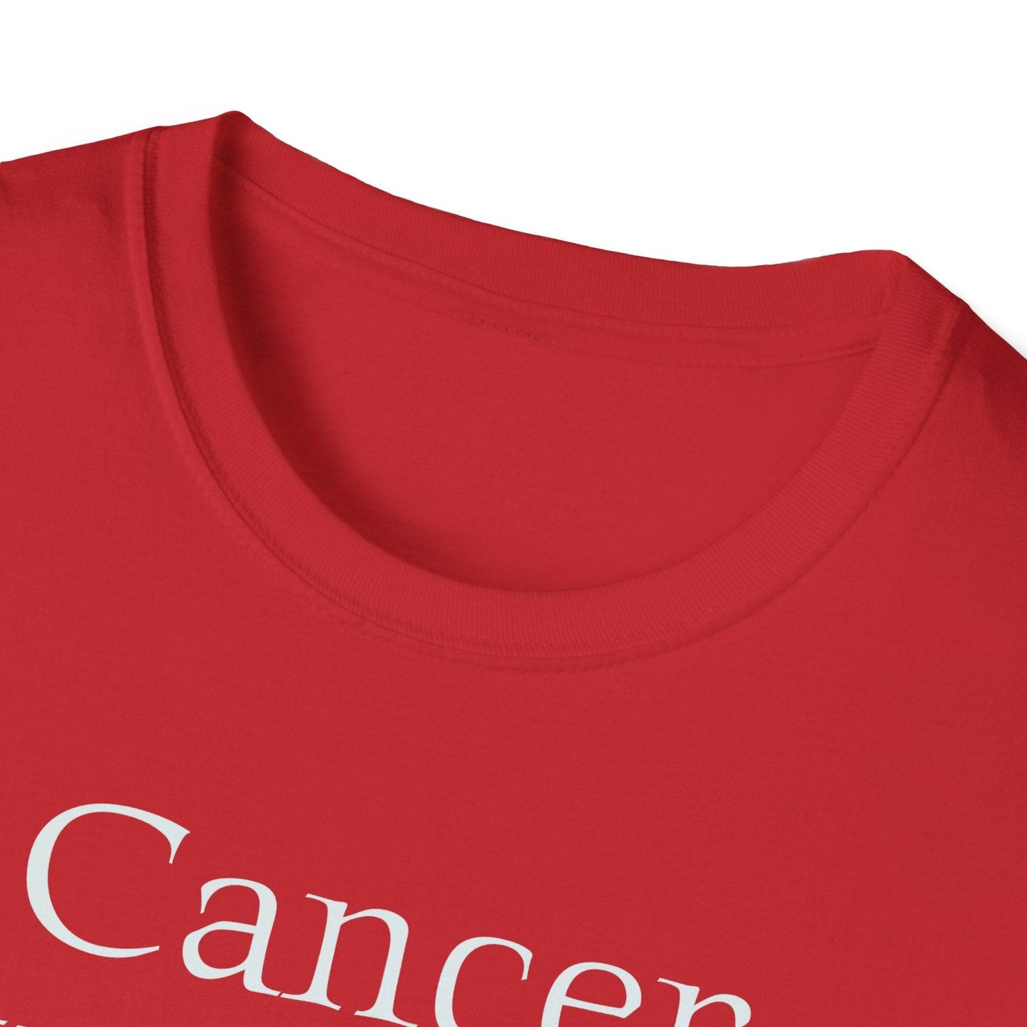 Cancer Warrior Unisex Softstyle T-Shirt - Empowering Graphic Tee for Women's Health Awarenes - The Dreamer's Bookshop.
