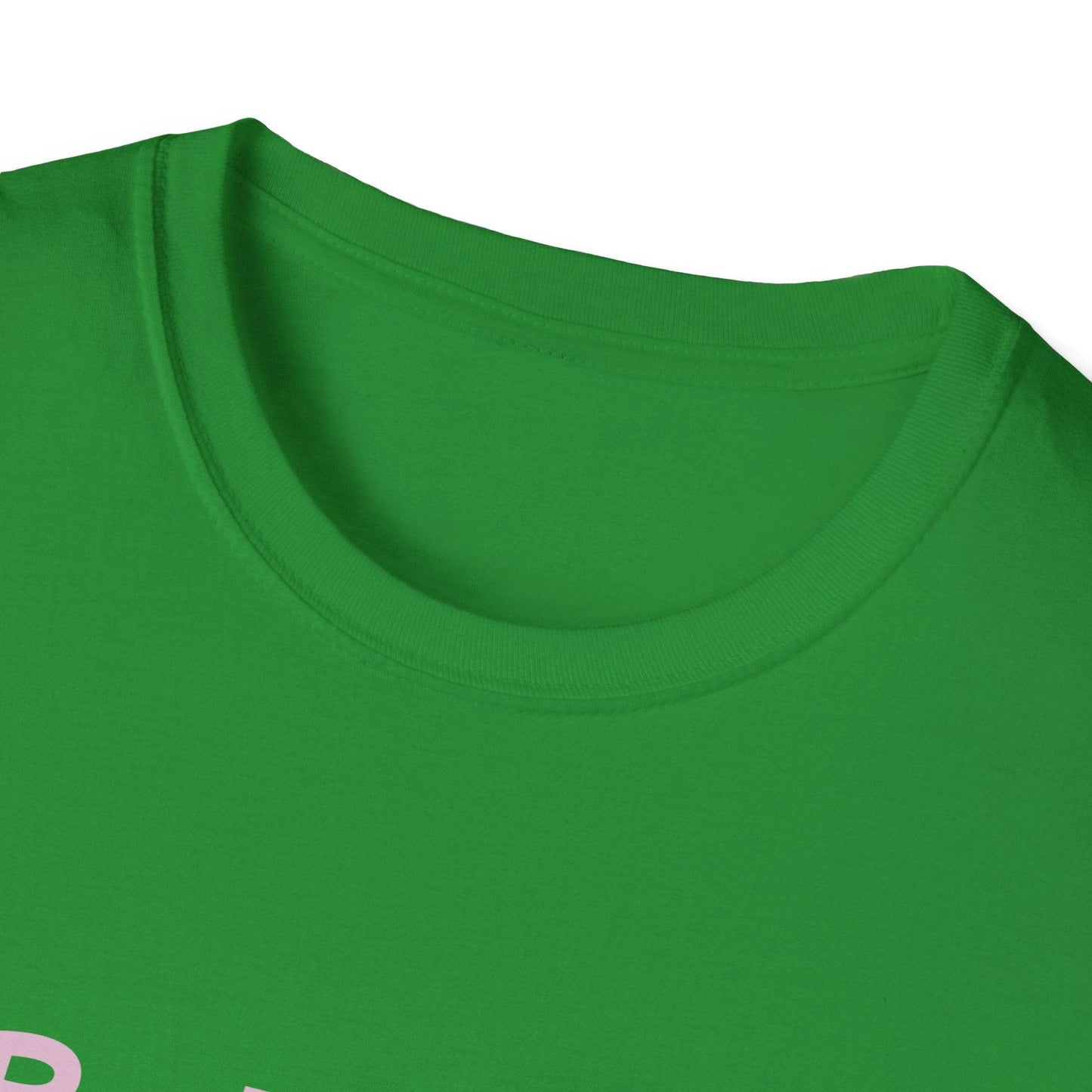 Be Happy Stay Positive Unisex Softstyle T-Shirt - The Dreamer's Bookshop.