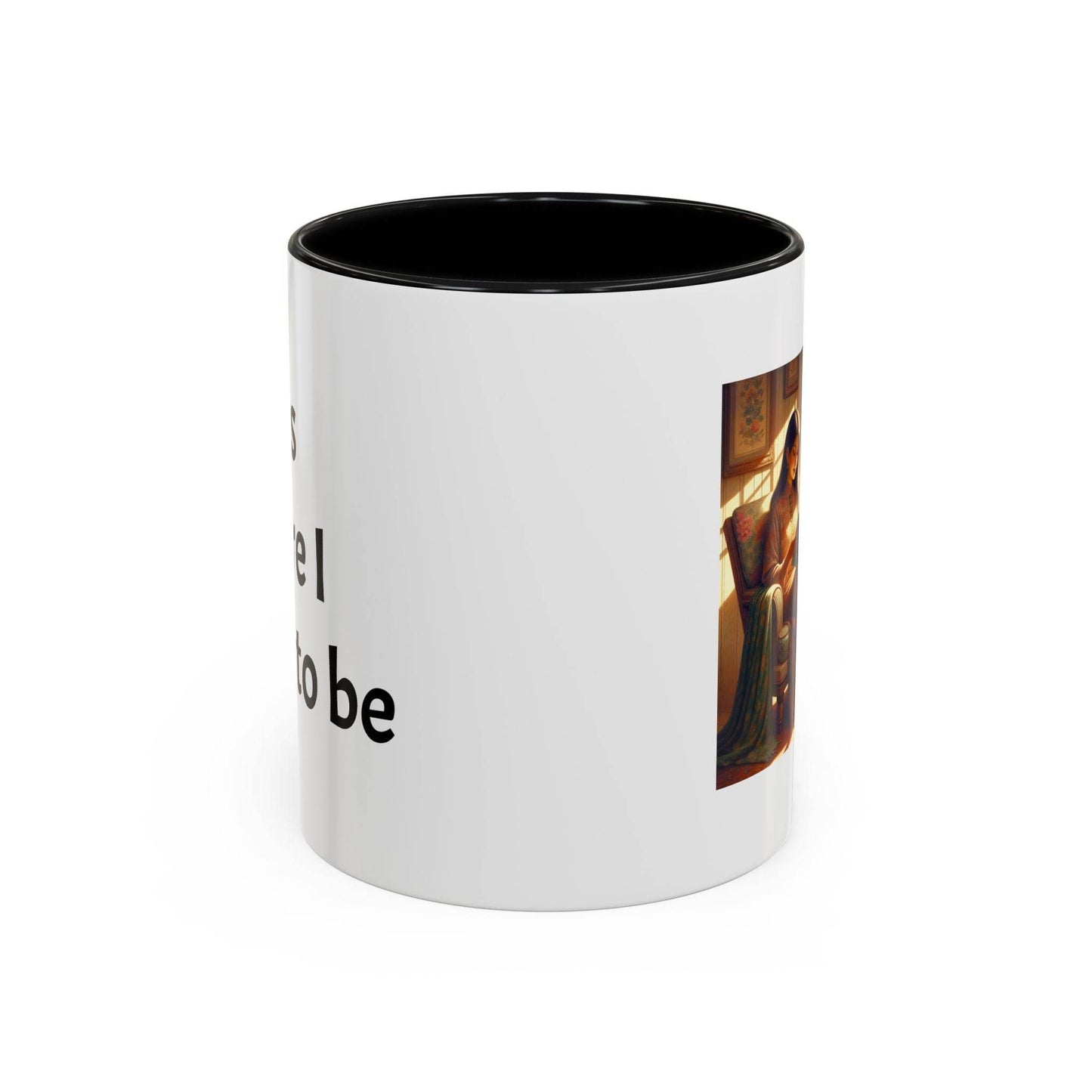 Cozy Reading Accent Coffee Mug - 11 oz - Perfect for Book Lovers - The Dreamer's Bookshop.