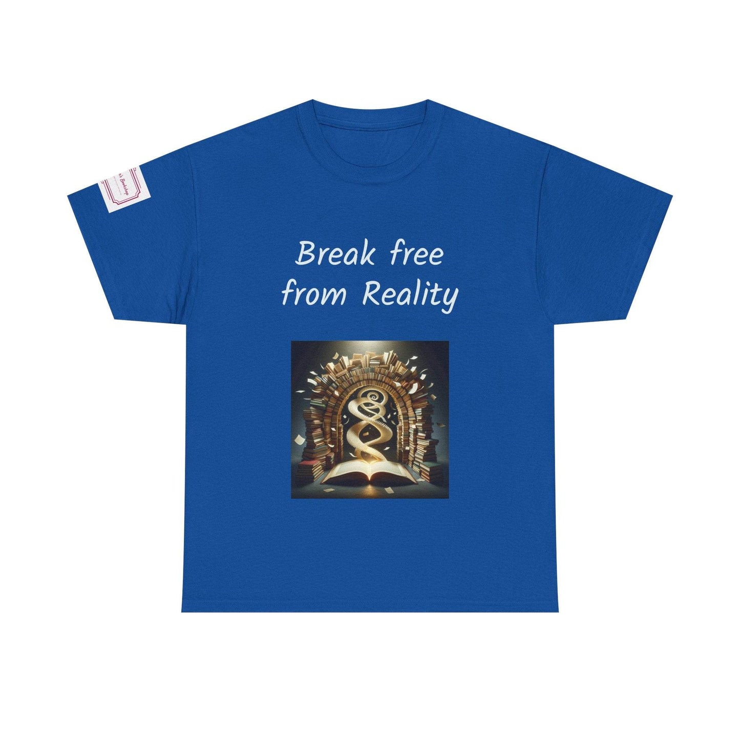 Break Free - Unisex Heavy Cotton Tee - Book Lovers - The Dreamer's Bookshop.
