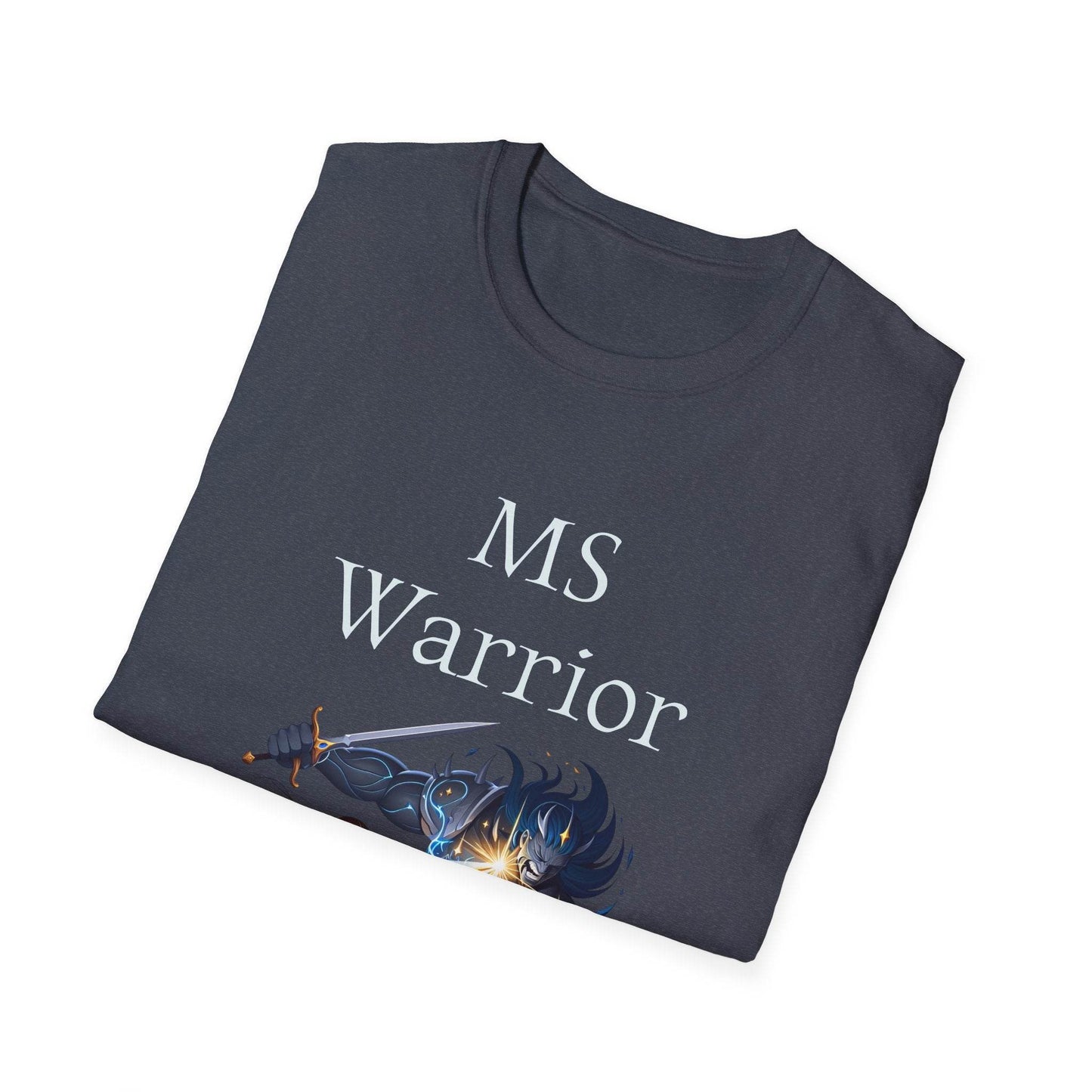 M.S. Warrior Unisex Softstyle T-Shirt - Empowering Battle for Women's Health - The Dreamer's Bookshop.
