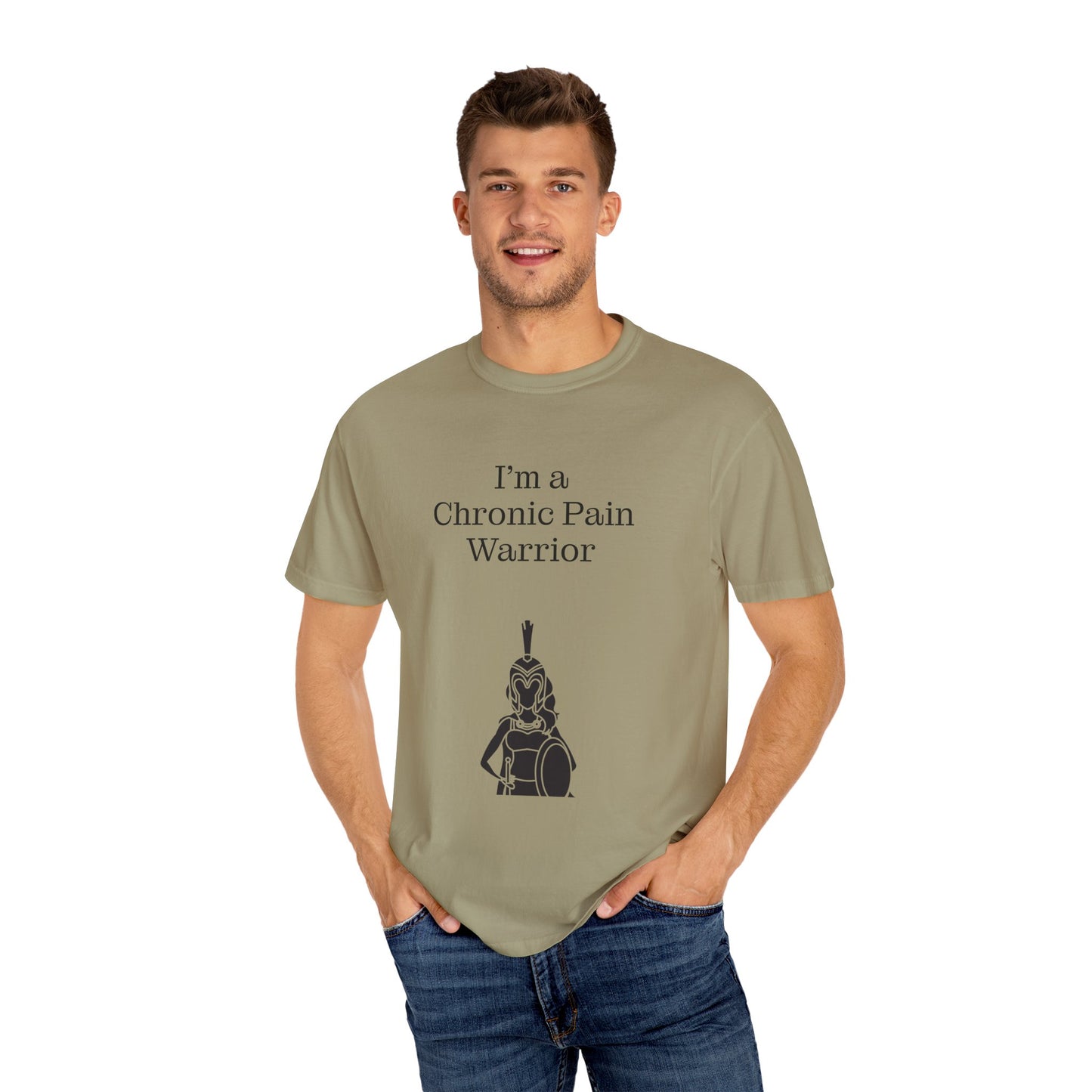 Chronic Pain Warrior Unisex Garment-Dyed T-Shirt - Empowering Supportive Apparel