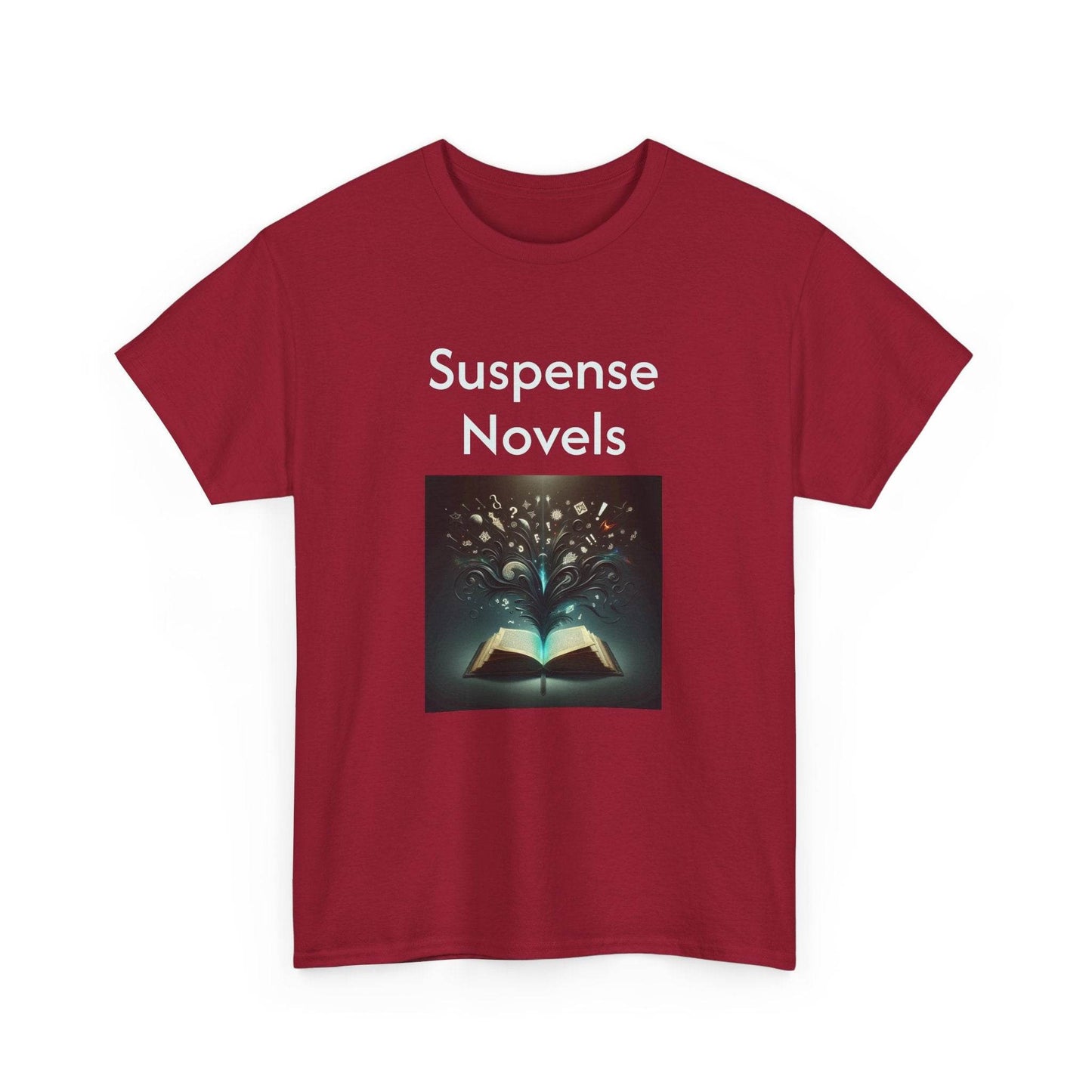 Fiction - Graphic Tee - Unisex Heavy Cotton T-Shirt Suspense Novels - The Dreamer's Bookshop.