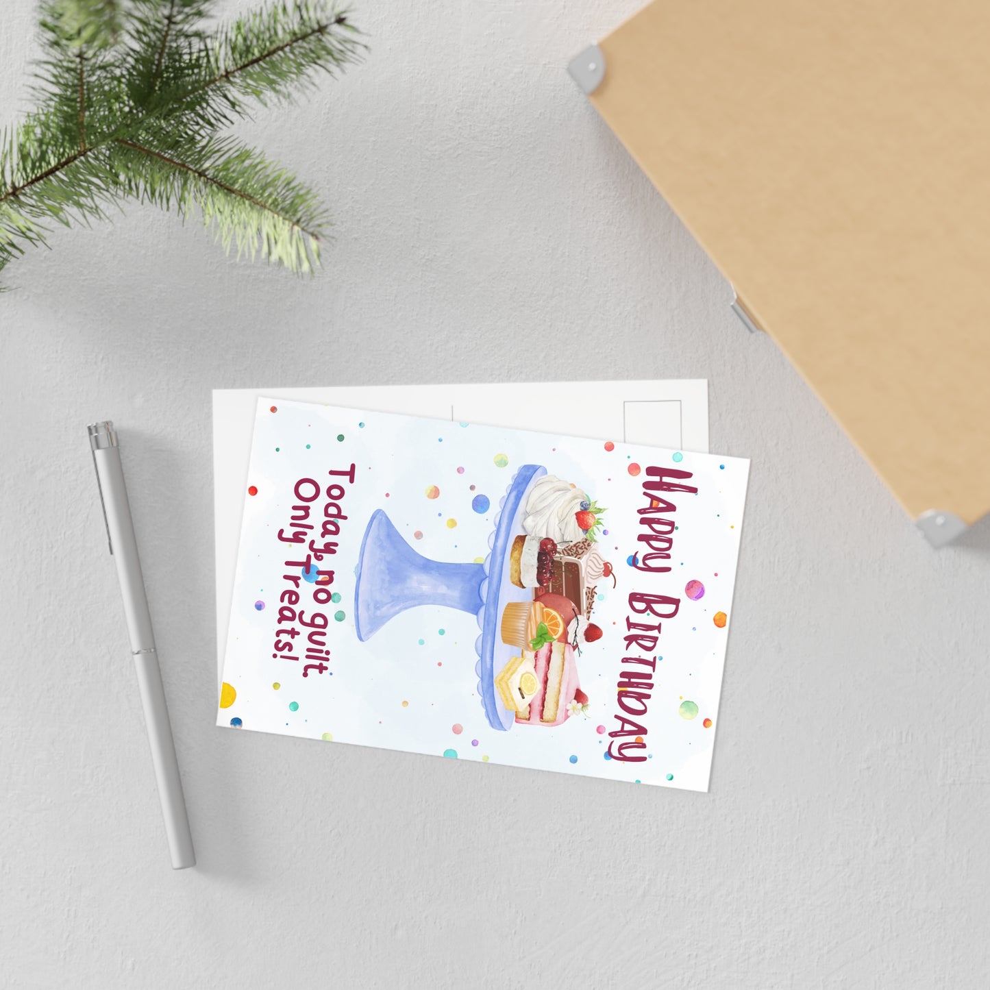 The Dreamer's Bookshop "Only Treats" Birthday Card - The Dreamer's Bookshop.