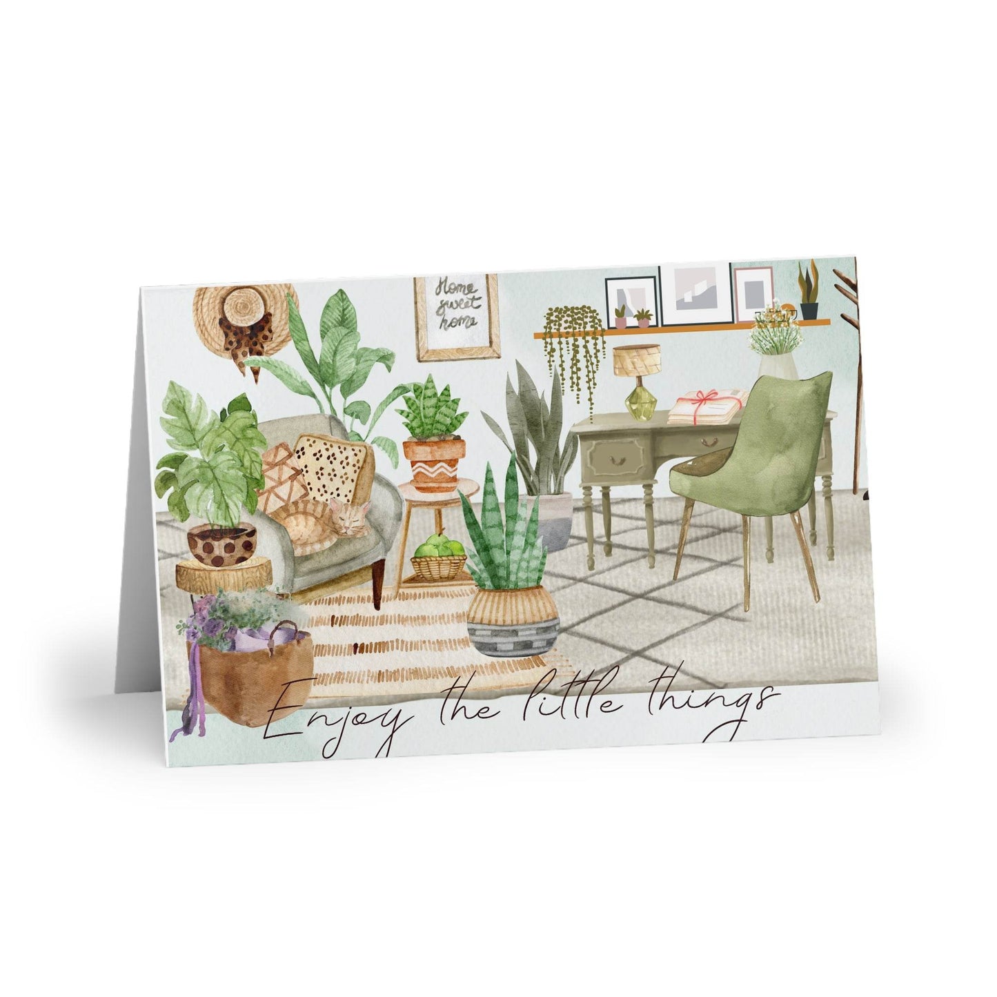 The Dreamer's Bookshop "Plant Lover" Enjoy the Little Things Card - The Dreamer's Bookshop.