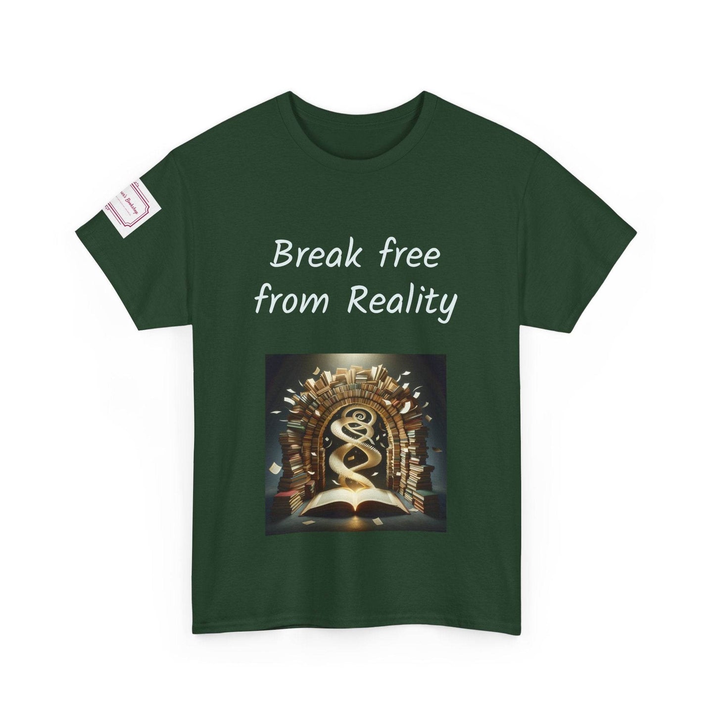 Break Free - Unisex Heavy Cotton Tee - Book Lovers - The Dreamer's Bookshop.