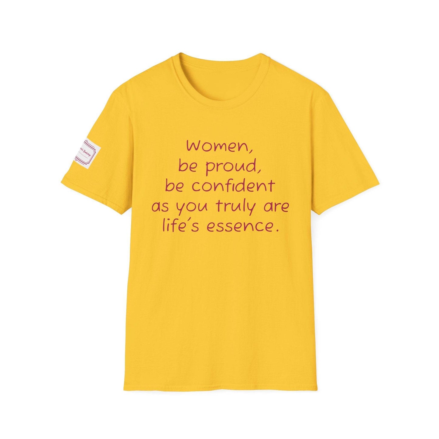 Inspirational Unisex Softstyle T-Shirt - 'Women' Motivational Design - The Dreamer's Bookshop.