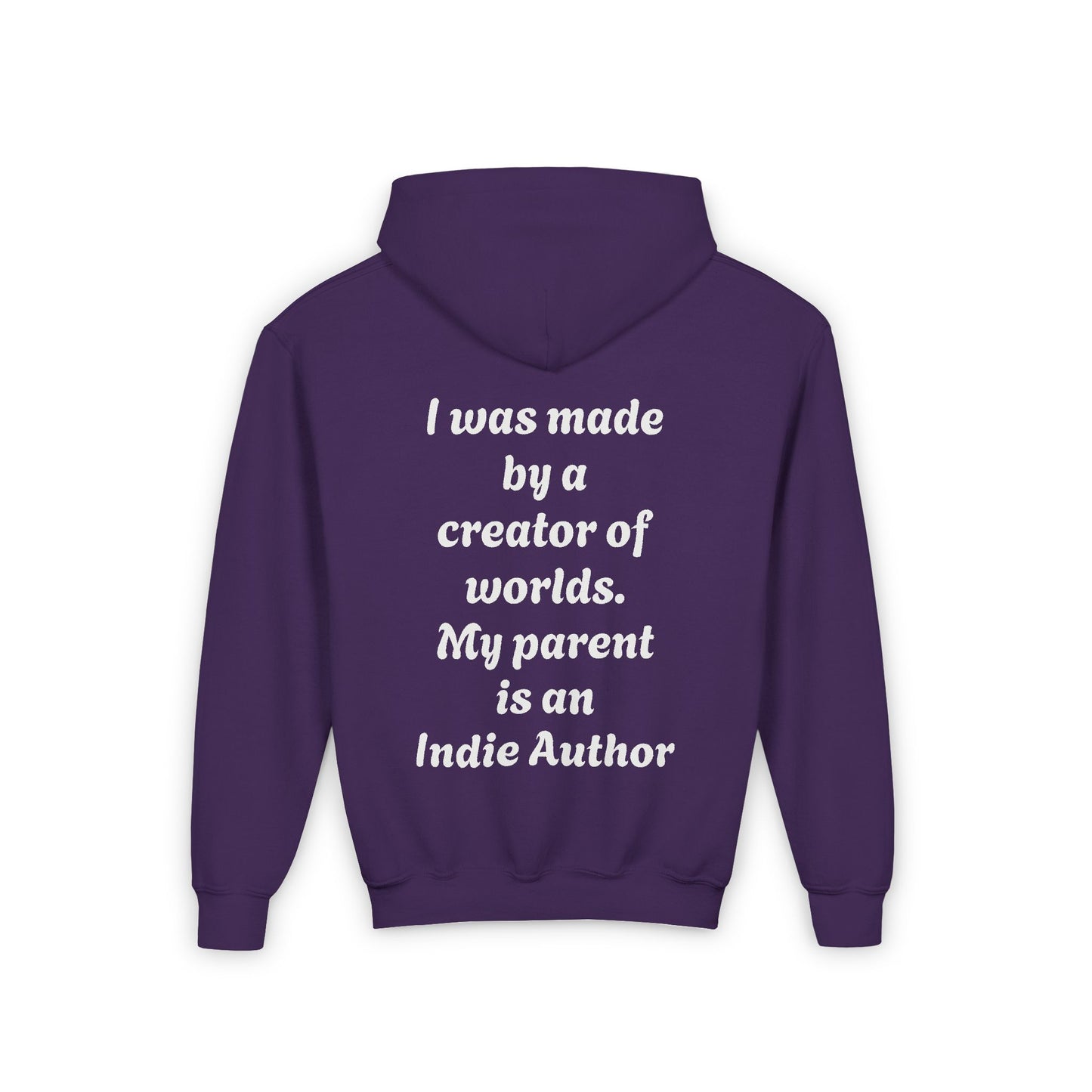 US (Ww) - Youth Heavy Blend Hooded Sweatshirt - "Born to be Original" & "Created by a Creator of Worlds" - The Dreamer's Bookshop.