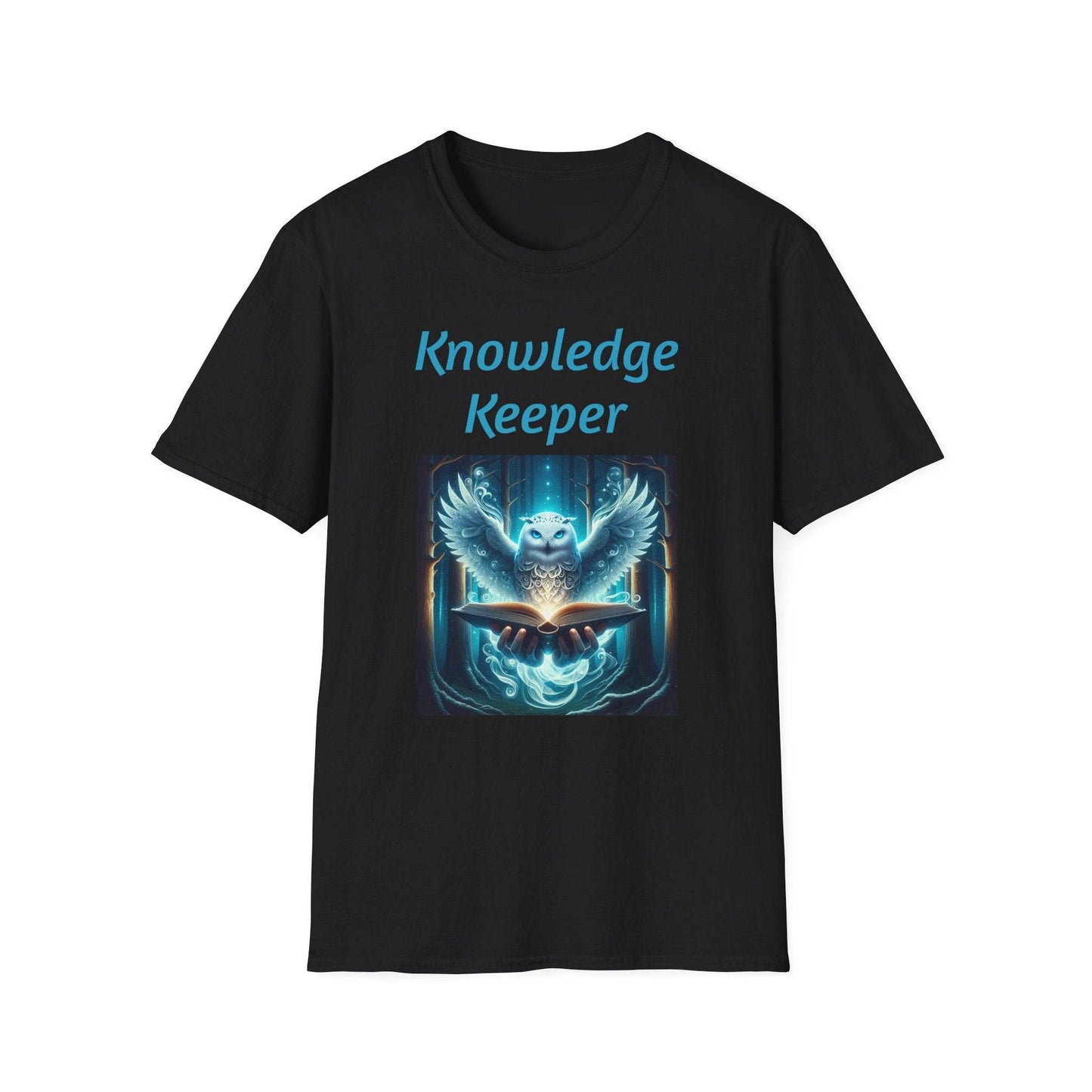Knowledge Keeper Unisex Softstyle T-Shirt - Perfect for Book Lovers & Scholars - Proud Reader - The Dreamer's Bookshop.