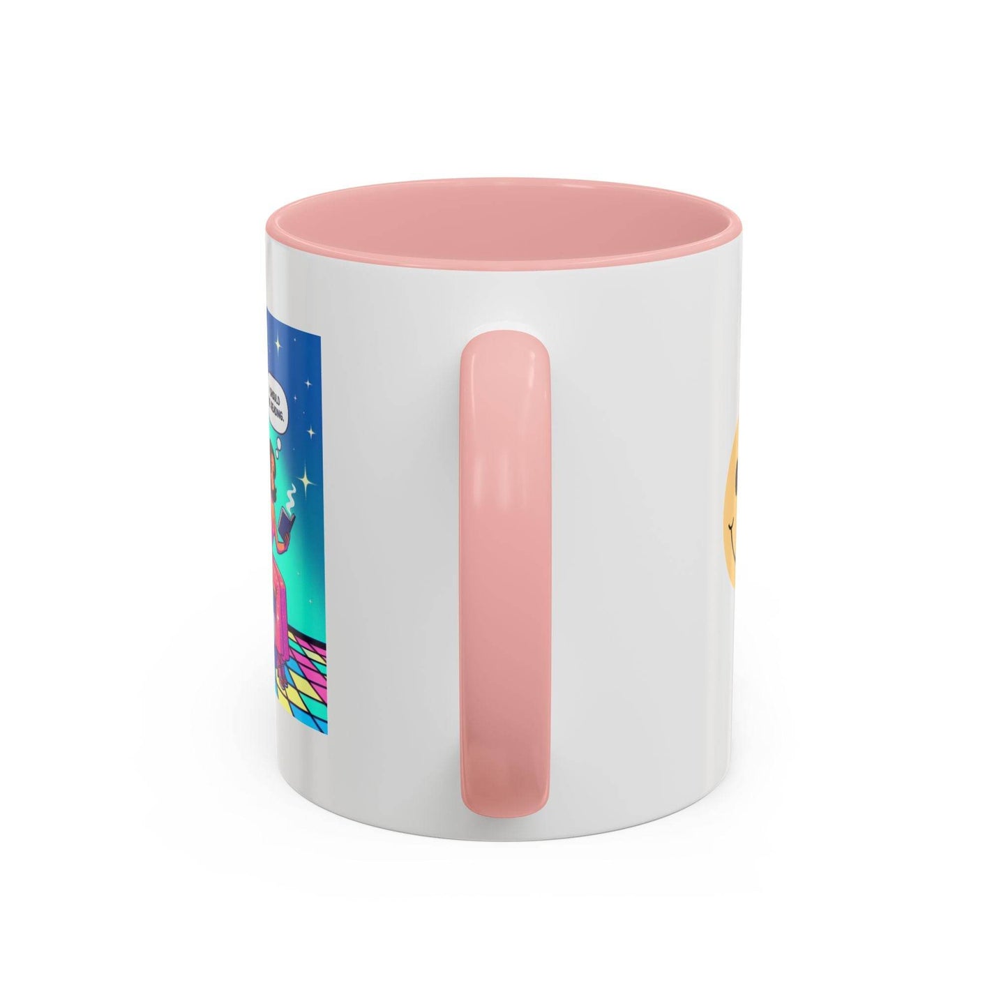 Retro Vibe Accent Coffee Mug - I should be reading - The Dreamer's Bookshop.