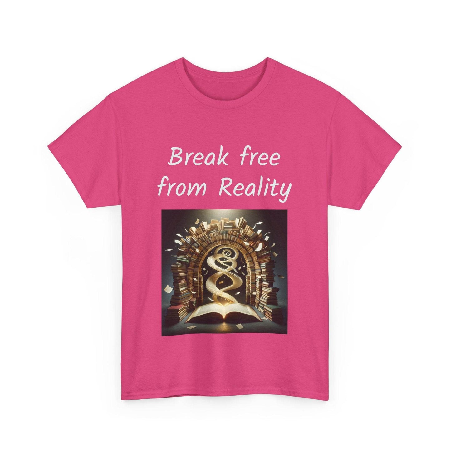 Break Free - Unisex Heavy Cotton Tee - Book Lovers - The Dreamer's Bookshop.