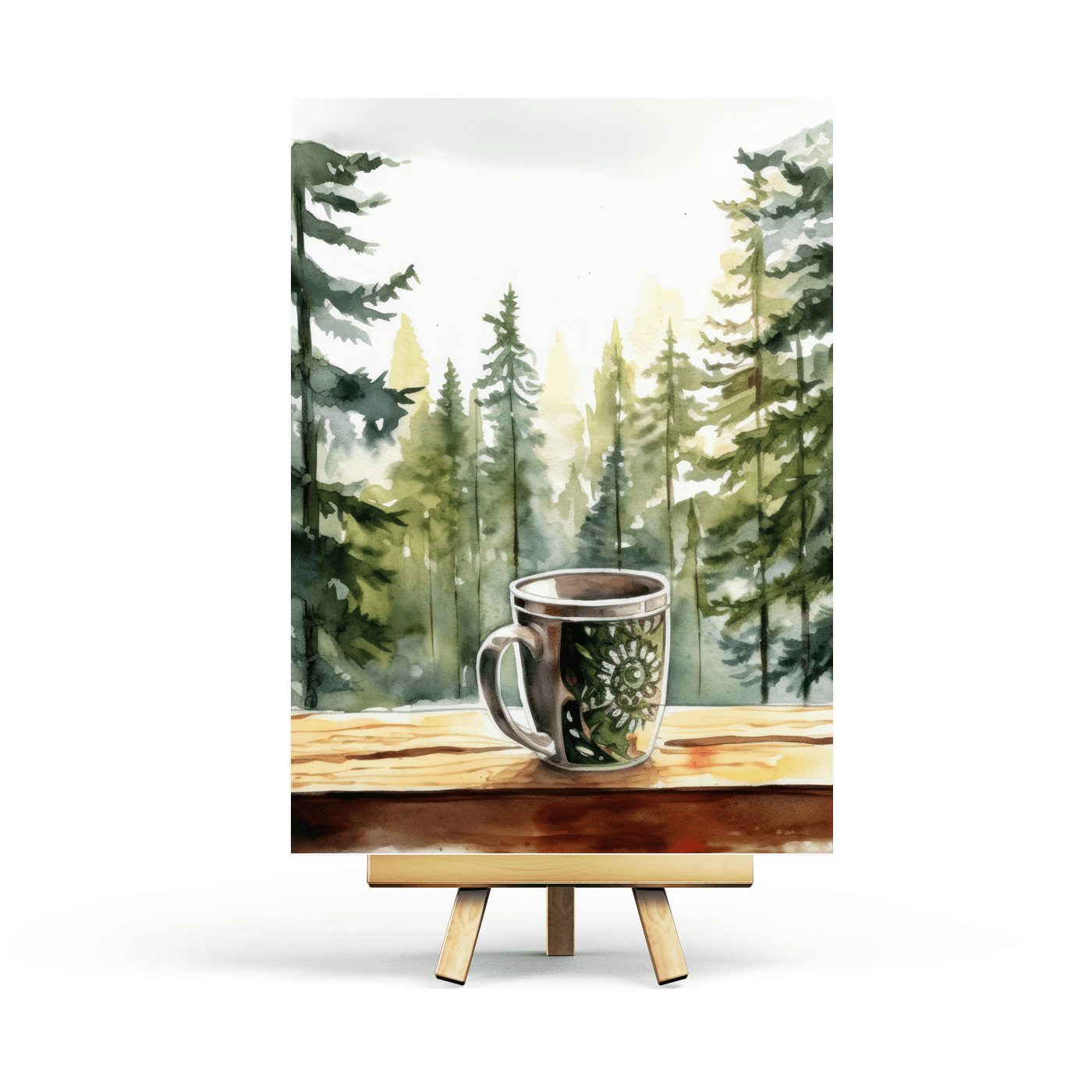 Penpaling Paula - Coffee & Nature - Ansichtkaart - The Dreamer's Bookshop.