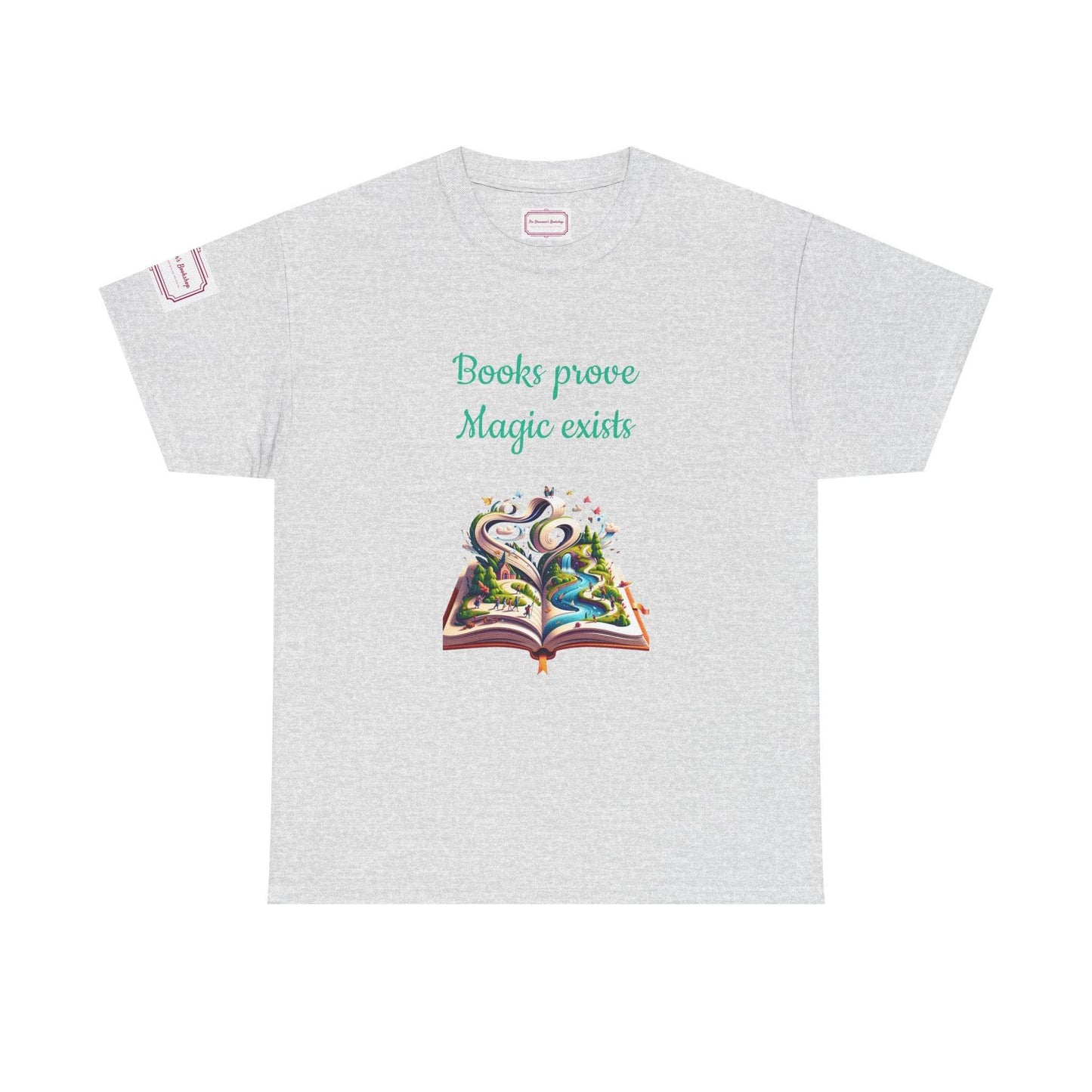 Magic exists - Unisex Heavy Cotton Tee - Perfect for Book Lovers - The Dreamer's Bookshop.