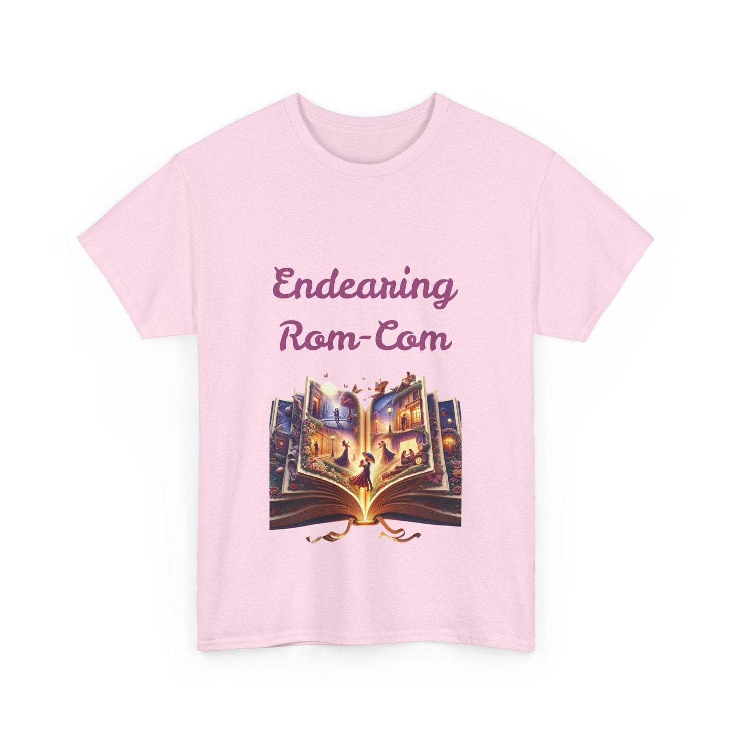 Endearing - Unisex Heavy Cotton Tee - Rom-Com Books - The Dreamer's Bookshop.