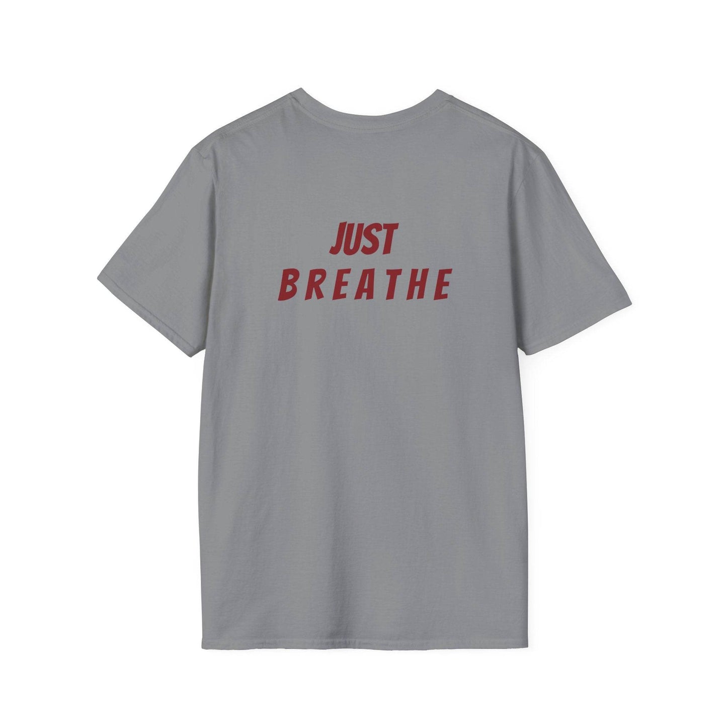 Unisex Softstyle T-Shirt - 'Just Breathe' - The Dreamer's Bookshop.