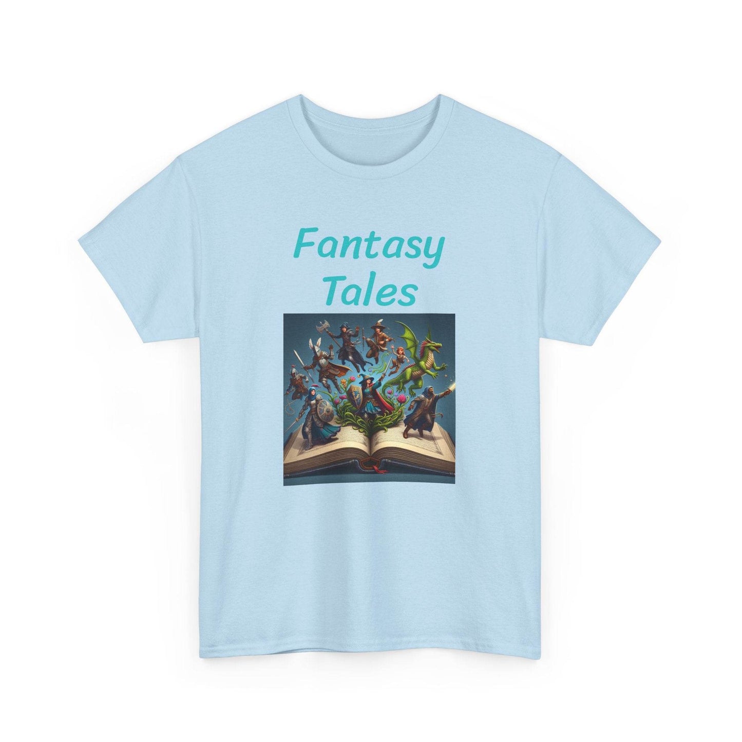 Magic - Graphic Tee - Unisex Heavy Cotton T-Shirt - Fantasy Tales - The Dreamer's Bookshop.