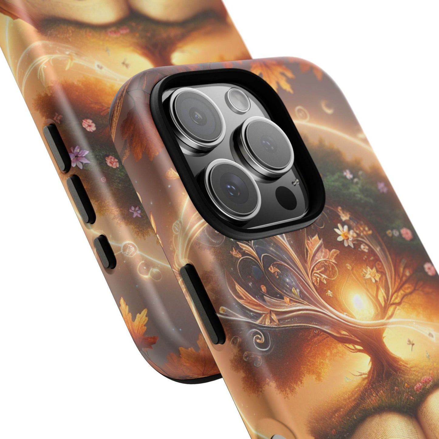 Nature-Inspired iPhone & Samsung Phone Case with Tree of Life Design - The Dreamer's Bookshop.