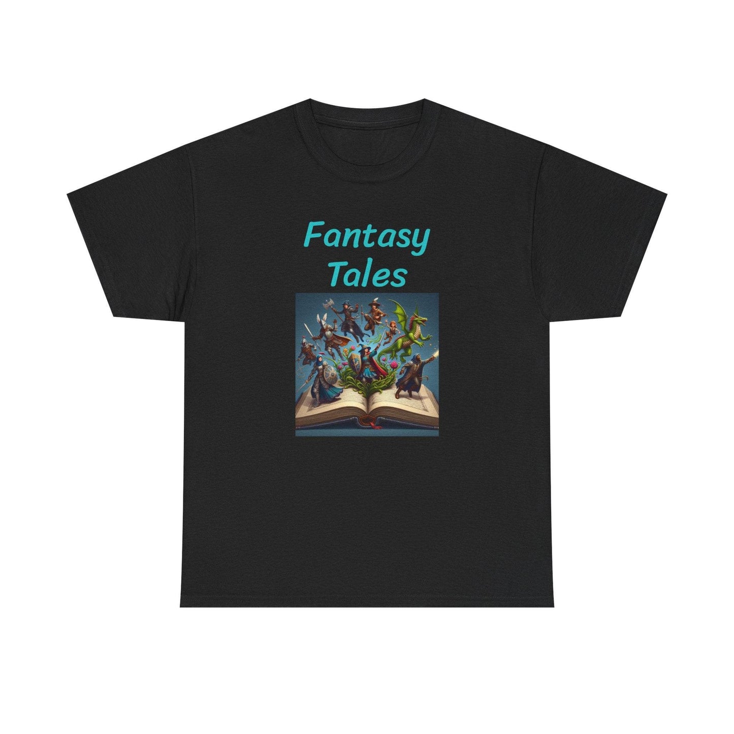 Magic - Graphic Tee - Unisex Heavy Cotton T-Shirt - Fantasy Tales - The Dreamer's Bookshop.
