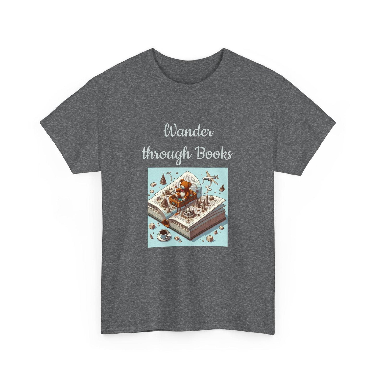 Wander - A Unisex Heavy Cotton Tee - Perfect Gift for Book Lovers - The Dreamer's Bookshop.