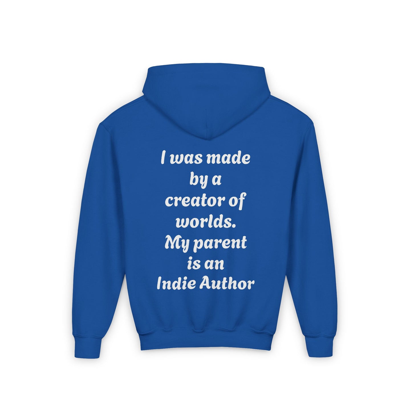 US (Ww) - Youth Heavy Blend Hooded Sweatshirt - "Born to be Original" & "Created by a Creator of Worlds" - The Dreamer's Bookshop.