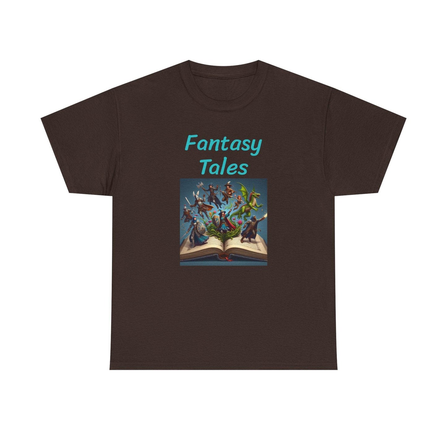 Magic - Graphic Tee - Unisex Heavy Cotton T-Shirt - Fantasy Tales - The Dreamer's Bookshop.