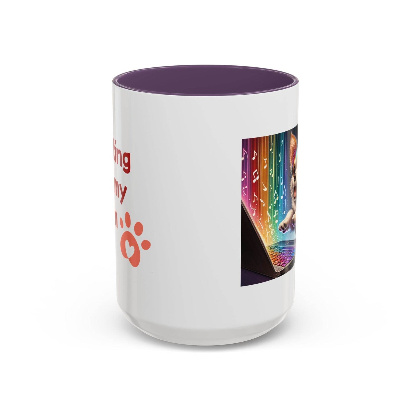 Cute Dog Writer Coffee Mug - 11 & 15oz for Book Lovers - The Dreamer's Bookshop.