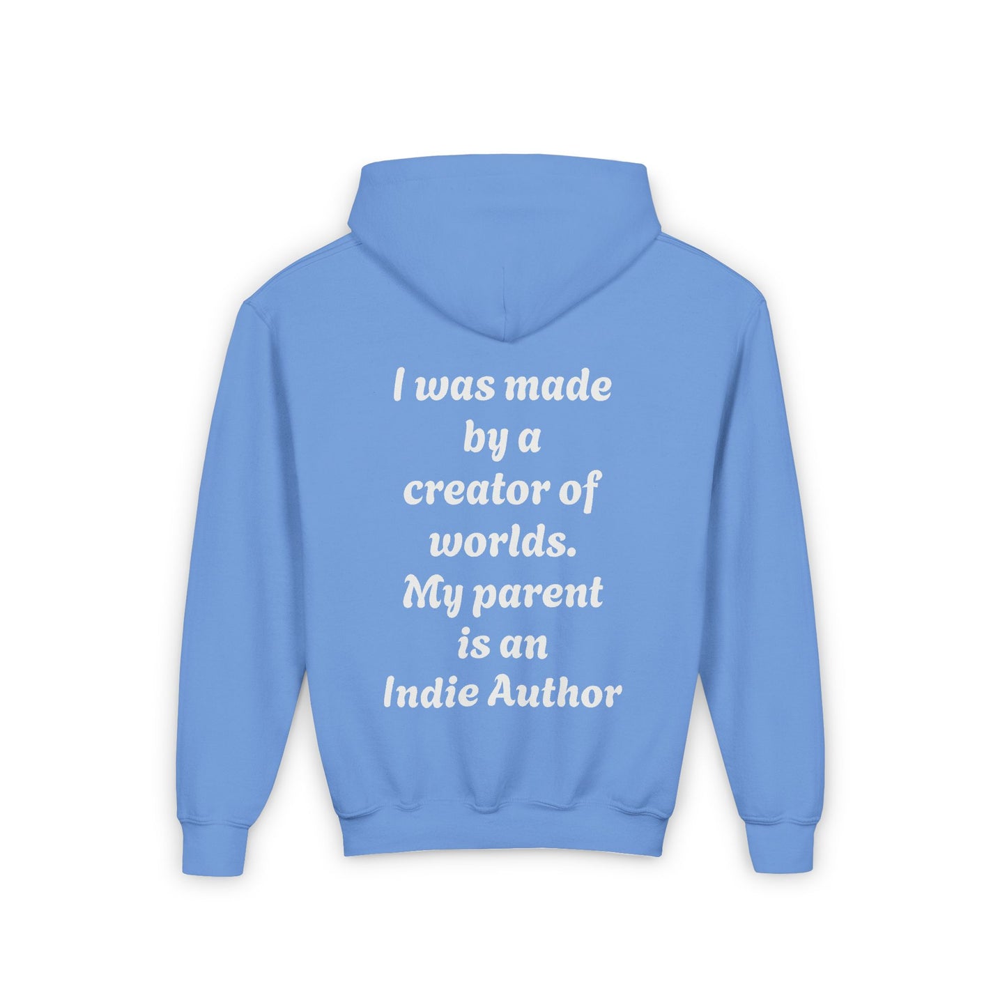 US (Ww) - Youth Heavy Blend Hooded Sweatshirt - "Born to be Original" & "Created by a Creator of Worlds" - The Dreamer's Bookshop.