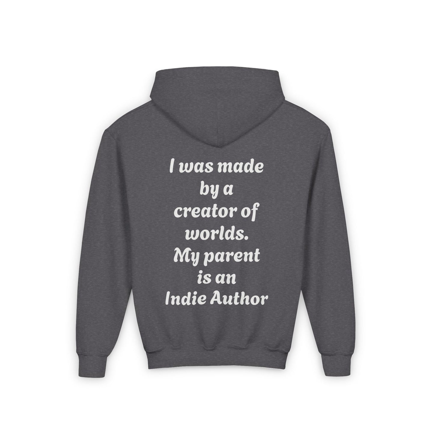 US (Ww) - Youth Heavy Blend Hooded Sweatshirt - "Born to be Original" & "Created by a Creator of Worlds" - The Dreamer's Bookshop.